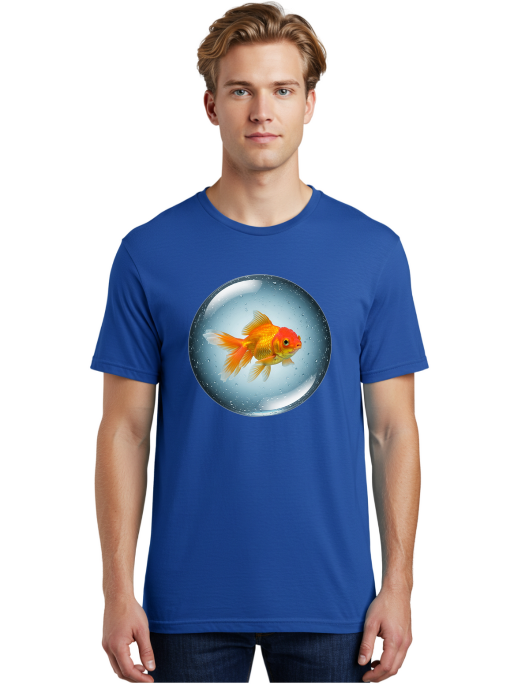 Goldfish-In-Sphere Men'S Graphic Tee, 100% Cotton, Comfortable Casual Summer Wear, Machine Washable, Vintage Camera, Old Camera, Antique Camera, Black Camera, Classic Photography, Photography Equipment, Nostalgic Device, Film Camera, Bam572