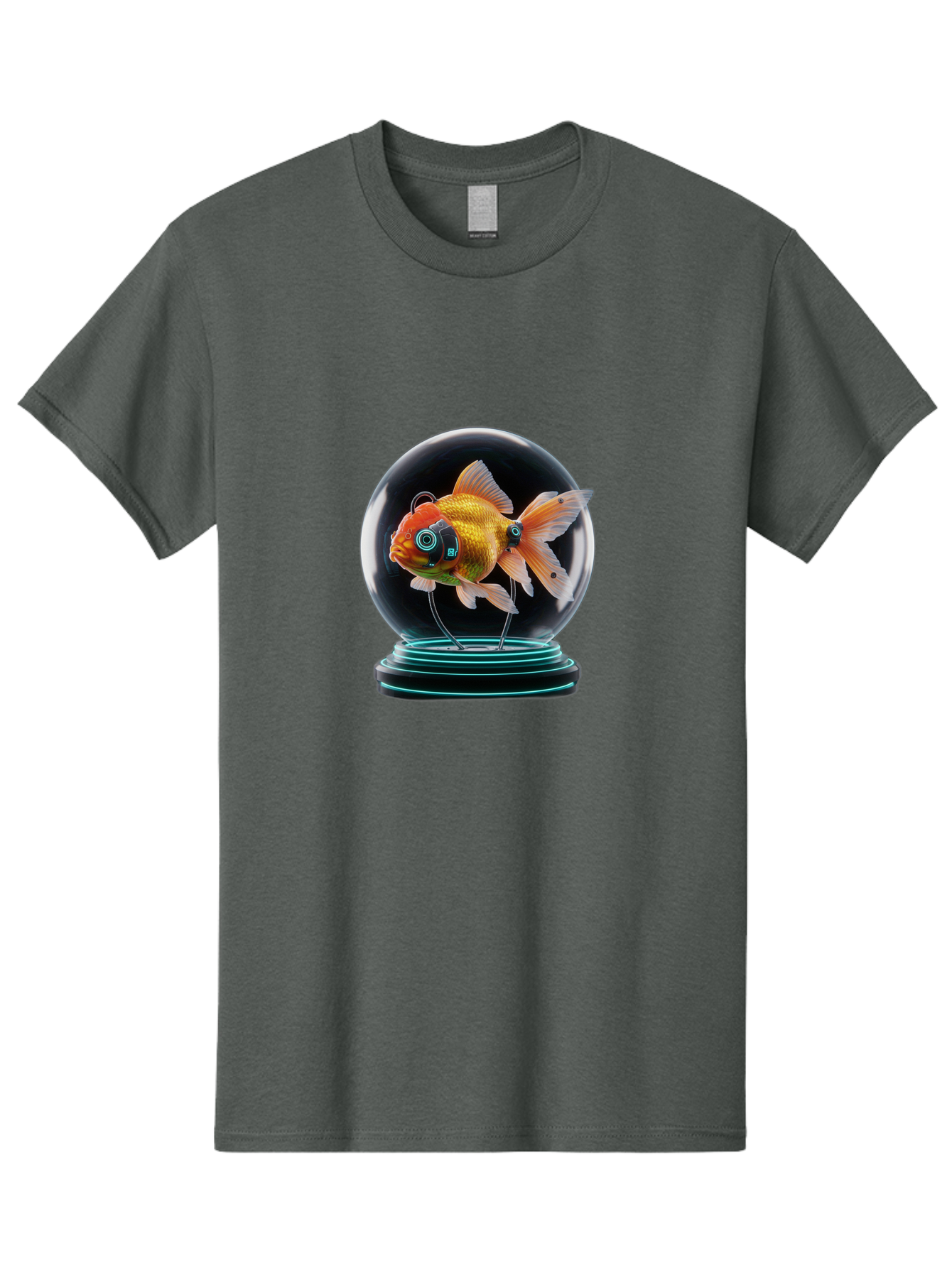 Goldfish-Robot-Eyes Men'S Graphic Tee, 100% Cotton, Comfortable Casual Summer Wear, Machine Washable, Vintage Camera, Old Camera, Antique Camera, Black Camera, Classic Photography, Photography Equipment, Nostalgic Device, Film Camera, Bam574