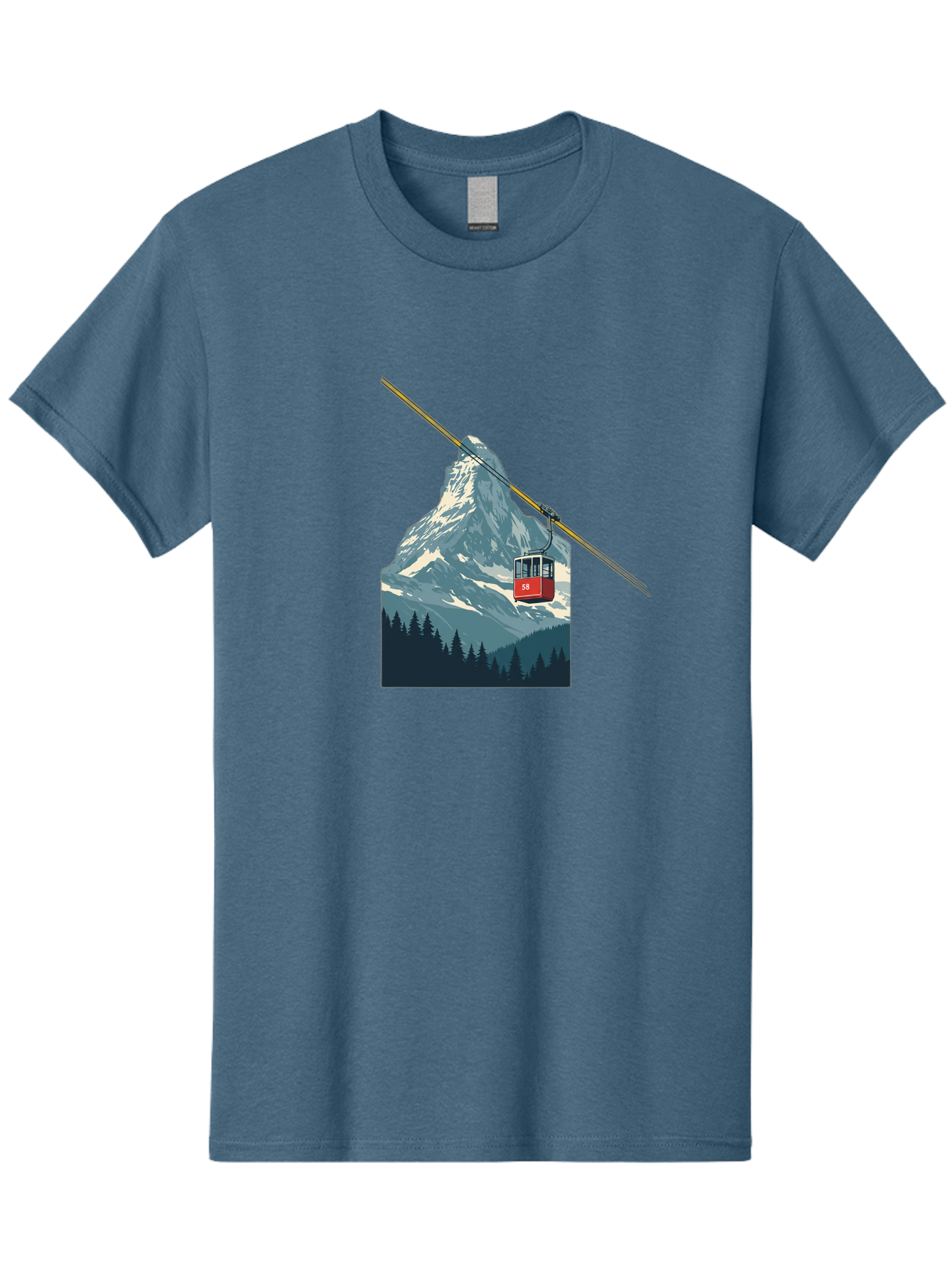 Gondola-Lift Men'S Graphic Tee, 100% Cotton, Comfortable Casual Summer Wear, Machine Washable, Vintage Camera, Old Camera, Antique Camera, Black Camera, Classic Photography, Photography Equipment, Nostalgic Device, Film Camera, Camera Art Bam576