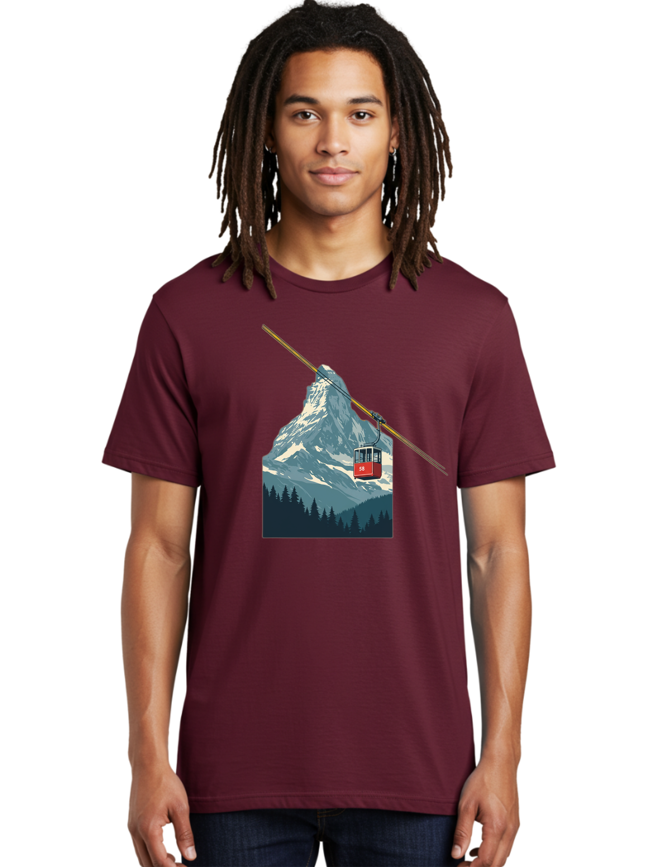 Gondola-Lift Men'S Graphic Tee, 100% Cotton, Comfortable Casual Summer Wear, Machine Washable, Vintage Camera, Old Camera, Antique Camera, Black Camera, Classic Photography, Photography Equipment, Nostalgic Device, Film Camera, Camera Art Bam576