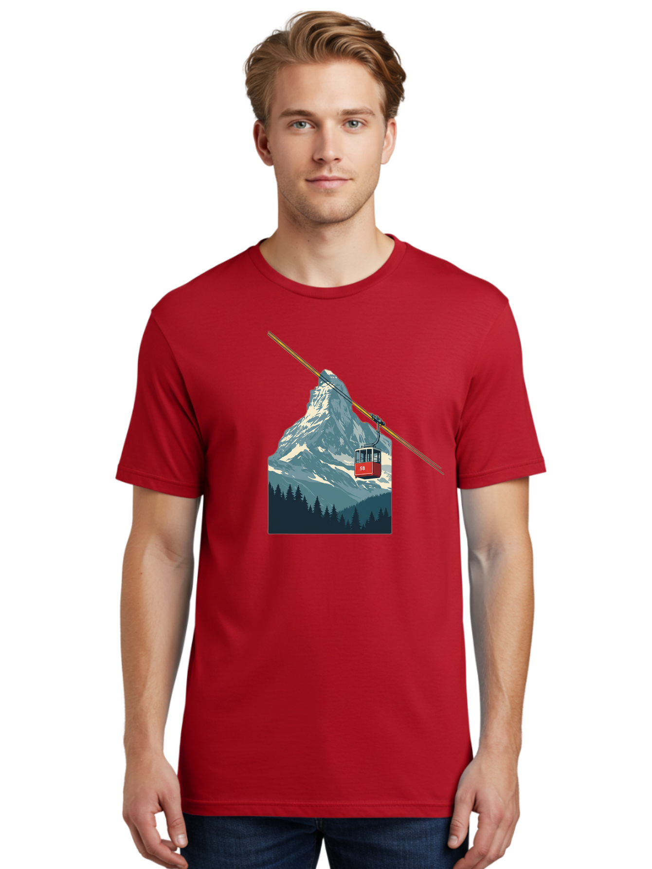 Gondola-Lift Men'S Graphic Tee, 100% Cotton, Comfortable Casual Summer Wear, Machine Washable, Vintage Camera, Old Camera, Antique Camera, Black Camera, Classic Photography, Photography Equipment, Nostalgic Device, Film Camera, Camera Art Bam576