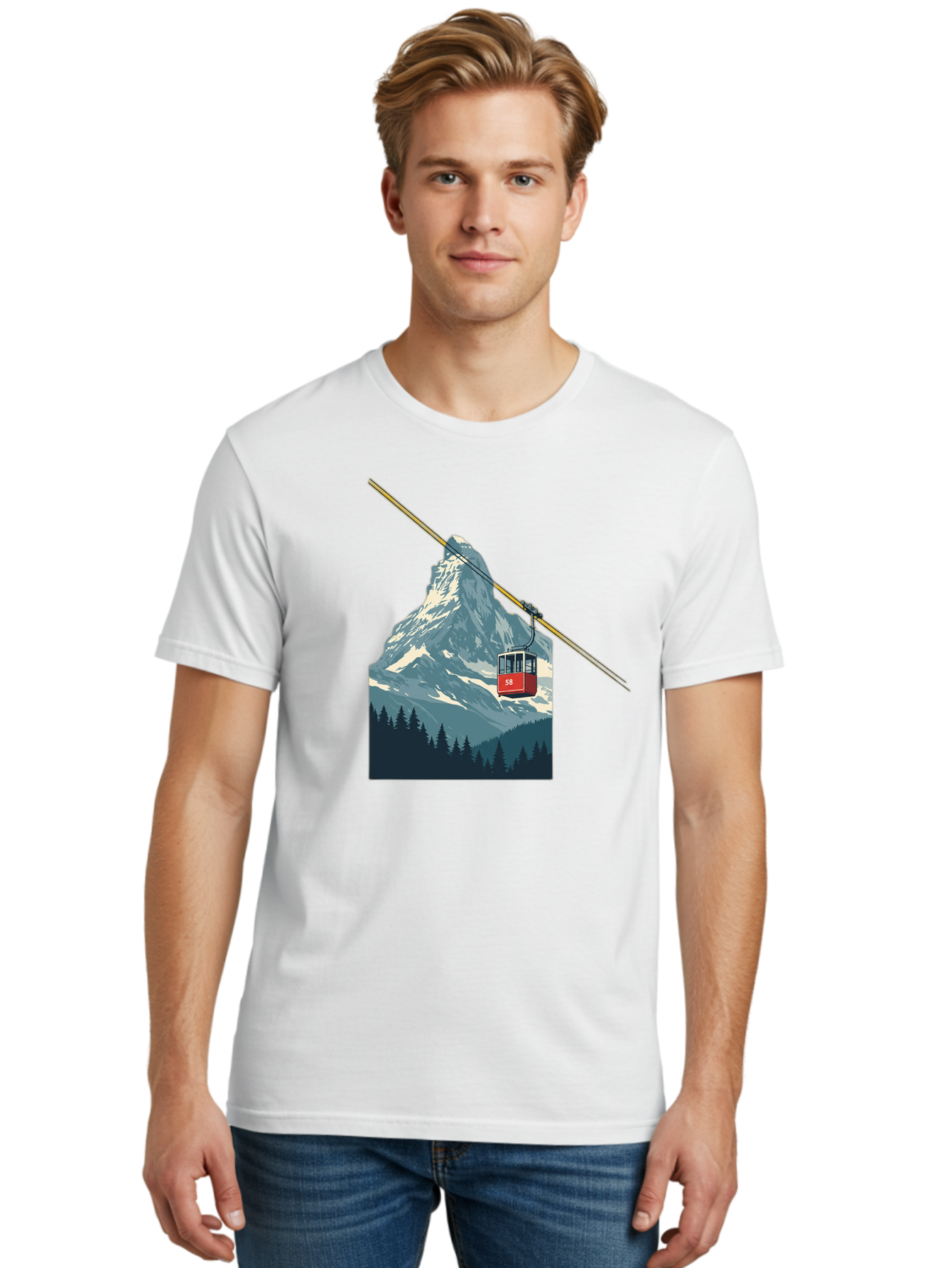 Gondola-Lift Men'S Graphic Tee, 100% Cotton, Comfortable Casual Summer Wear, Machine Washable, Vintage Camera, Old Camera, Antique Camera, Black Camera, Classic Photography, Photography Equipment, Nostalgic Device, Film Camera, Camera Art Bam576