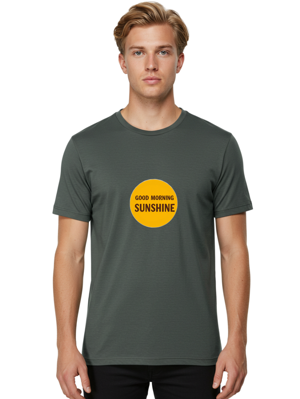 Good-Morning-Sunshine-1 Men'S Graphic Tee, 100% Cotton, Comfortable Casual Summer Wear, Machine Washable, Vintage Camera, Old Camera, Antique Camera, Black Camera, Classic Photography, Photography Equipment, Nostalgic Device, Film Camera, Bam577
