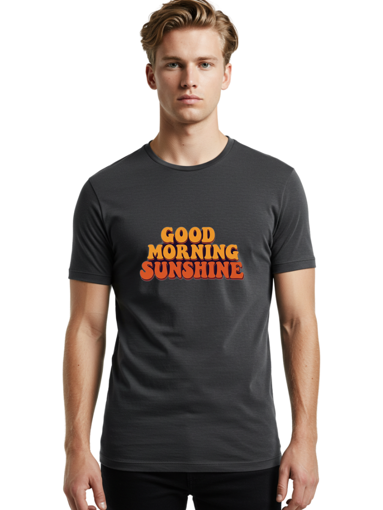 Good-Morning-Sunshine-2 Men'S Graphic Tee, 100% Cotton, Comfortable Casual Summer Wear, Machine Washable, Vintage Camera, Old Camera, Antique Camera, Black Camera, Classic Photography, Photography Equipment, Nostalgic Device, Film Camera, Bam578