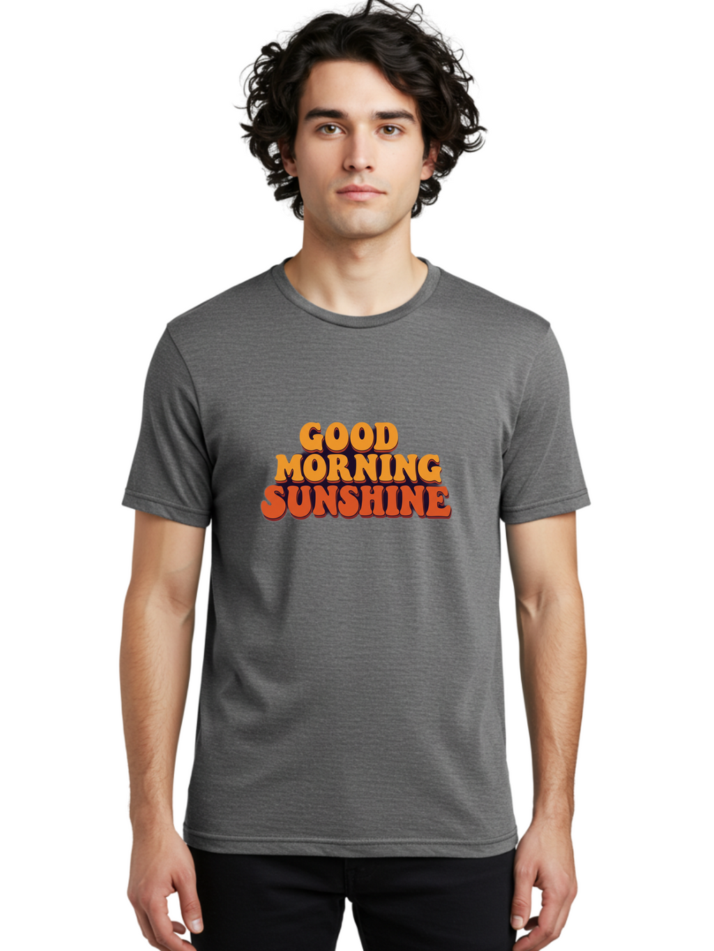 Good-Morning-Sunshine-2 Men'S Graphic Tee, 100% Cotton, Comfortable Casual Summer Wear, Machine Washable, Vintage Camera, Old Camera, Antique Camera, Black Camera, Classic Photography, Photography Equipment, Nostalgic Device, Film Camera, Bam578