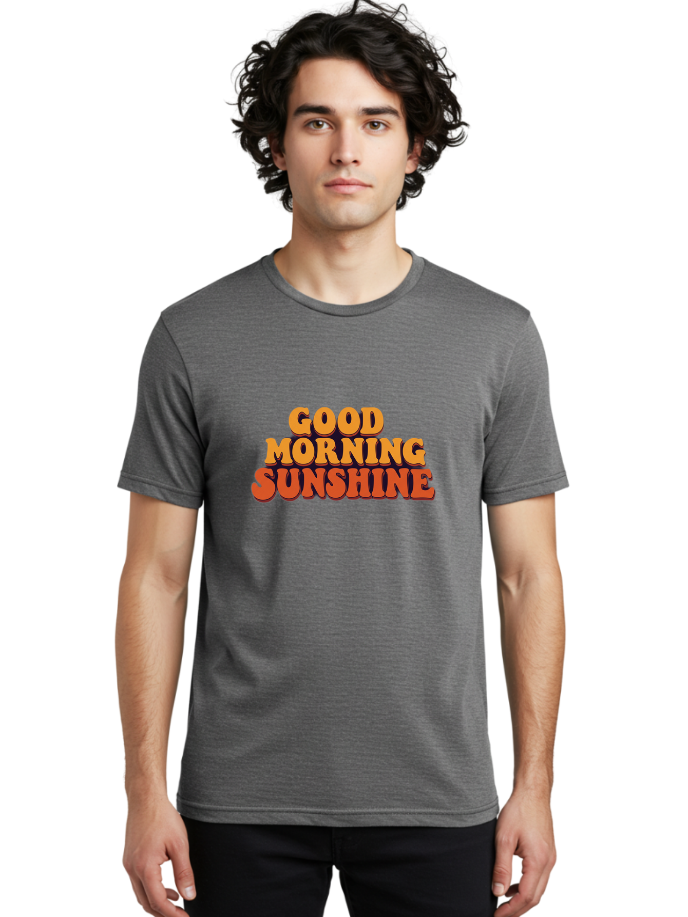 Good-Morning-Sunshine-2 Men'S Graphic Tee, 100% Cotton, Comfortable Casual Summer Wear, Machine Washable, Vintage Camera, Old Camera, Antique Camera, Black Camera, Classic Photography, Photography Equipment, Nostalgic Device, Film Camera, Bam578