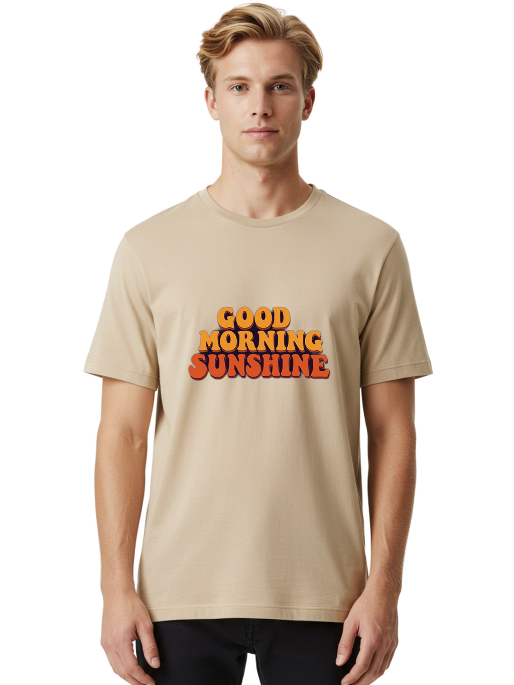 Good-Morning-Sunshine-2 Men'S Graphic Tee, 100% Cotton, Comfortable Casual Summer Wear, Machine Washable, Vintage Camera, Old Camera, Antique Camera, Black Camera, Classic Photography, Photography Equipment, Nostalgic Device, Film Camera, Bam578