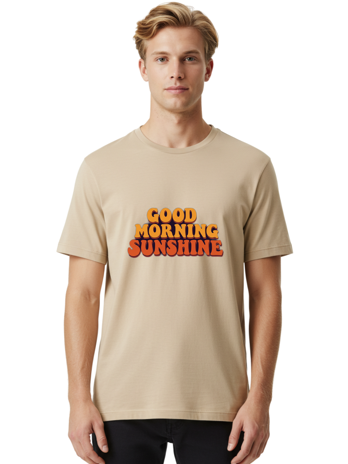 Good-Morning-Sunshine-2 Men'S Graphic Tee, 100% Cotton, Comfortable Casual Summer Wear, Machine Washable, Vintage Camera, Old Camera, Antique Camera, Black Camera, Classic Photography, Photography Equipment, Nostalgic Device, Film Camera, Bam578