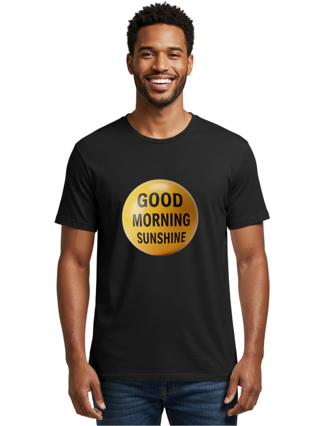 Good-Morning-Sunshine-3 Men'S Graphic Tee, 100% Cotton, Comfortable Casual Summer Wear, Machine Washable, Vintage Camera, Old Camera, Antique Camera, Black Camera, Classic Photography, Photography Equipment, Nostalgic Device, Film Camera, Bam579