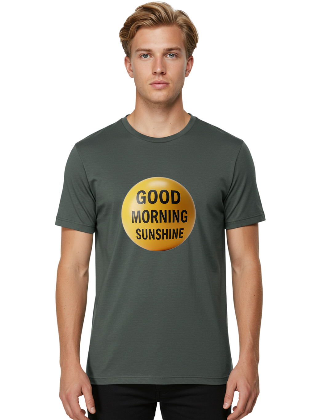 Good-Morning-Sunshine-3 Men'S Graphic Tee, 100% Cotton, Comfortable Casual Summer Wear, Machine Washable, Vintage Camera, Old Camera, Antique Camera, Black Camera, Classic Photography, Photography Equipment, Nostalgic Device, Film Camera, Bam579