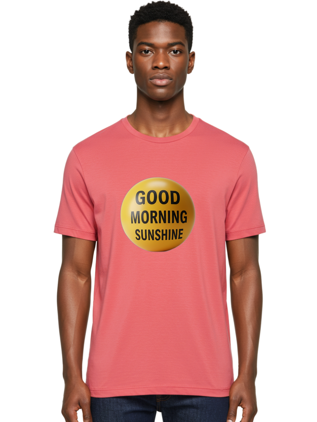 Good-Morning-Sunshine-3 Men'S Graphic Tee, 100% Cotton, Comfortable Casual Summer Wear, Machine Washable, Vintage Camera, Old Camera, Antique Camera, Black Camera, Classic Photography, Photography Equipment, Nostalgic Device, Film Camera, Bam579