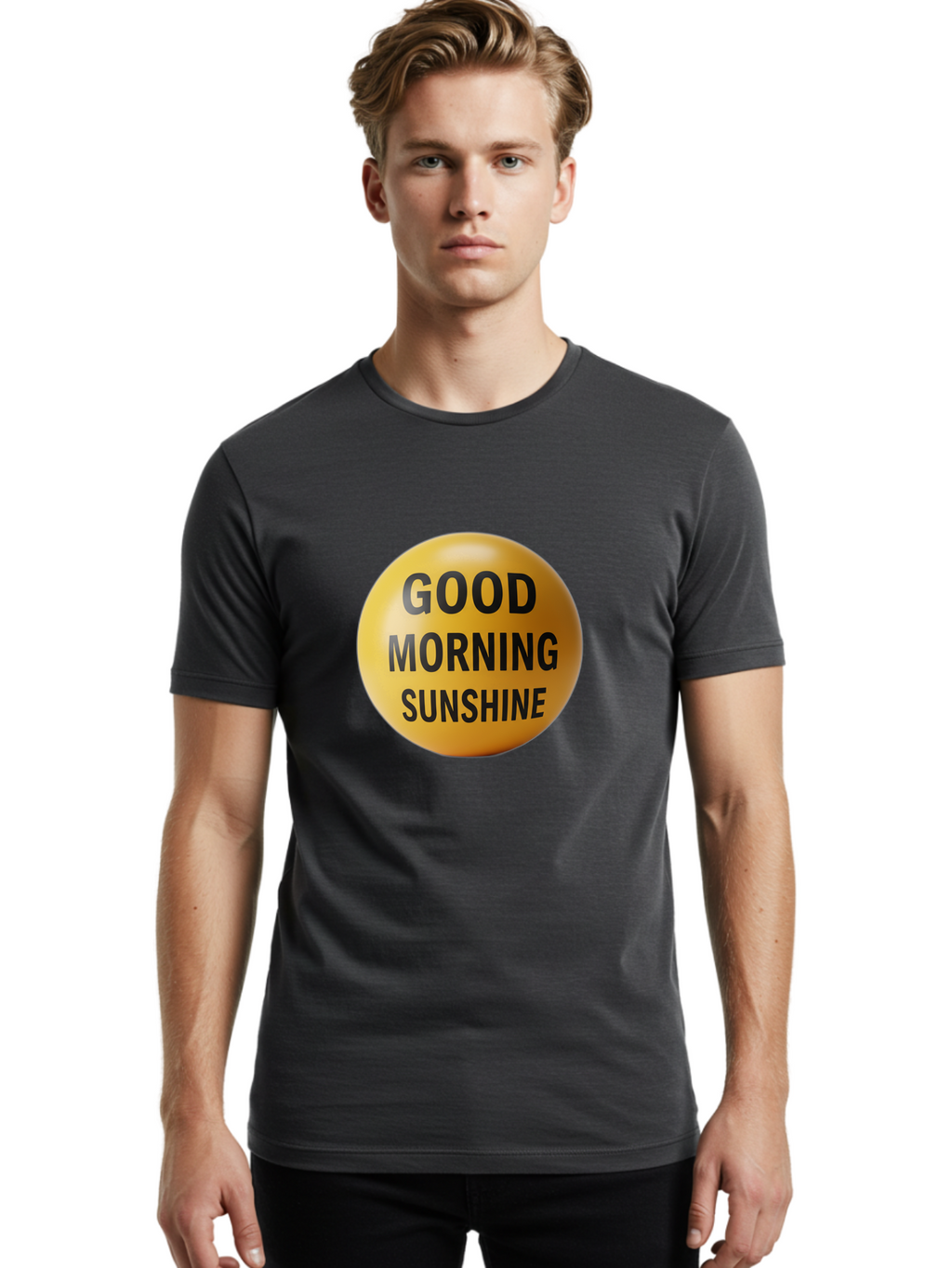 Good-Morning-Sunshine-3 Men'S Graphic Tee, 100% Cotton, Comfortable Casual Summer Wear, Machine Washable, Vintage Camera, Old Camera, Antique Camera, Black Camera, Classic Photography, Photography Equipment, Nostalgic Device, Film Camera, Bam579