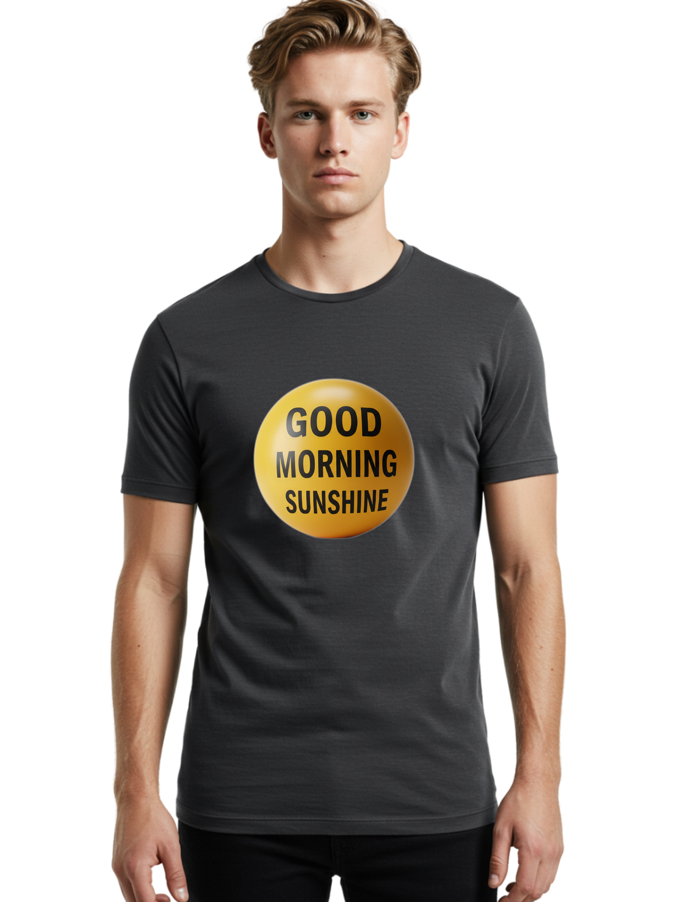 Good-Morning-Sunshine-3 Men'S Graphic Tee, 100% Cotton, Comfortable Casual Summer Wear, Machine Washable, Vintage Camera, Old Camera, Antique Camera, Black Camera, Classic Photography, Photography Equipment, Nostalgic Device, Film Camera, Bam579