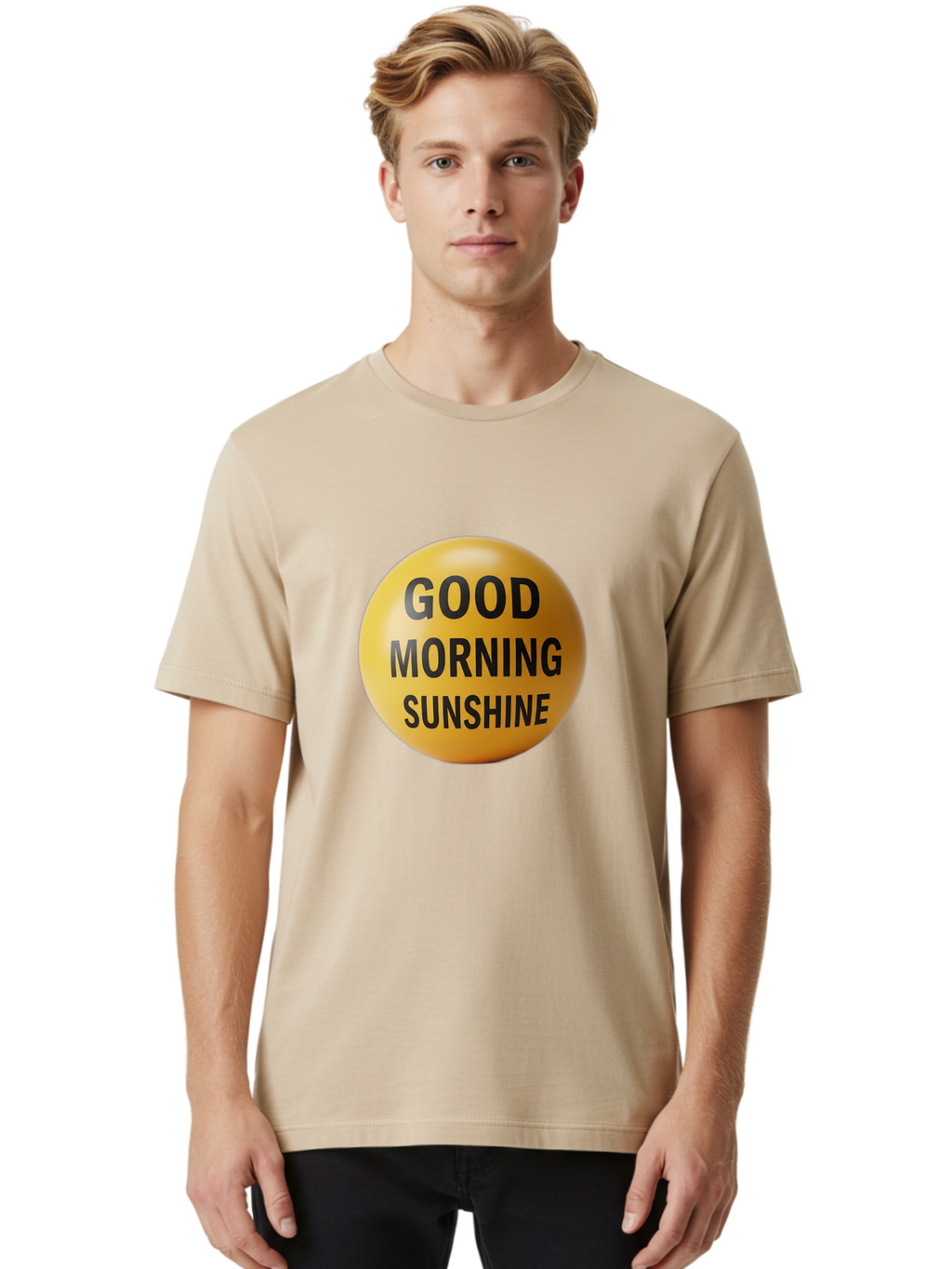 Good-Morning-Sunshine-3 Men'S Graphic Tee, 100% Cotton, Comfortable Casual Summer Wear, Machine Washable, Vintage Camera, Old Camera, Antique Camera, Black Camera, Classic Photography, Photography Equipment, Nostalgic Device, Film Camera, Bam579