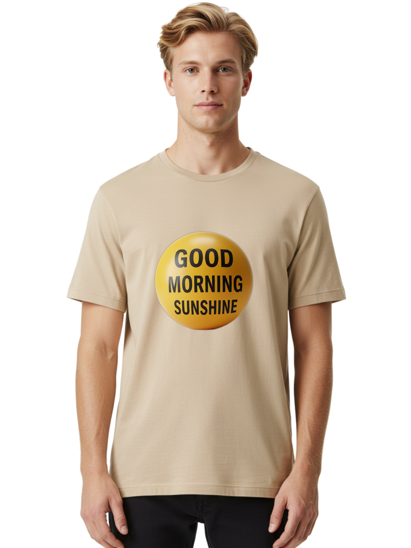Good-Morning-Sunshine-3 Men'S Graphic Tee, 100% Cotton, Comfortable Casual Summer Wear, Machine Washable, Vintage Camera, Old Camera, Antique Camera, Black Camera, Classic Photography, Photography Equipment, Nostalgic Device, Film Camera, Bam579