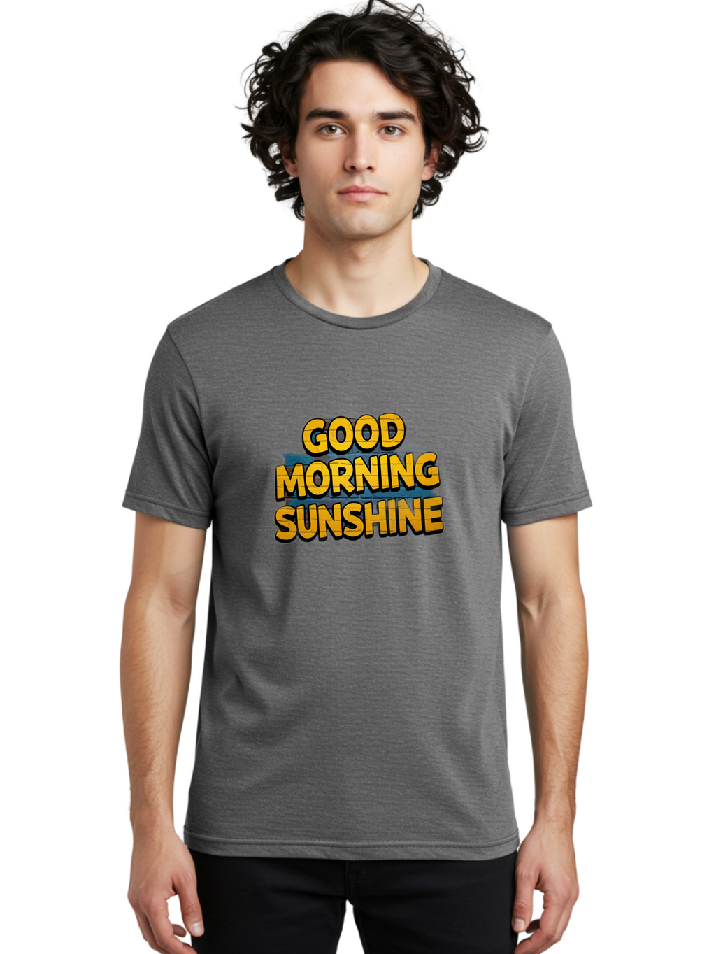 Good-Morning-Sunshine-4 Men'S Graphic Tee, 100% Cotton, Comfortable Casual Summer Wear, Machine Washable, Vintage Camera, Old Camera, Antique Camera, Black Camera, Classic Photography, Photography Equipment, Nostalgic Device, Film Camera, Bam580