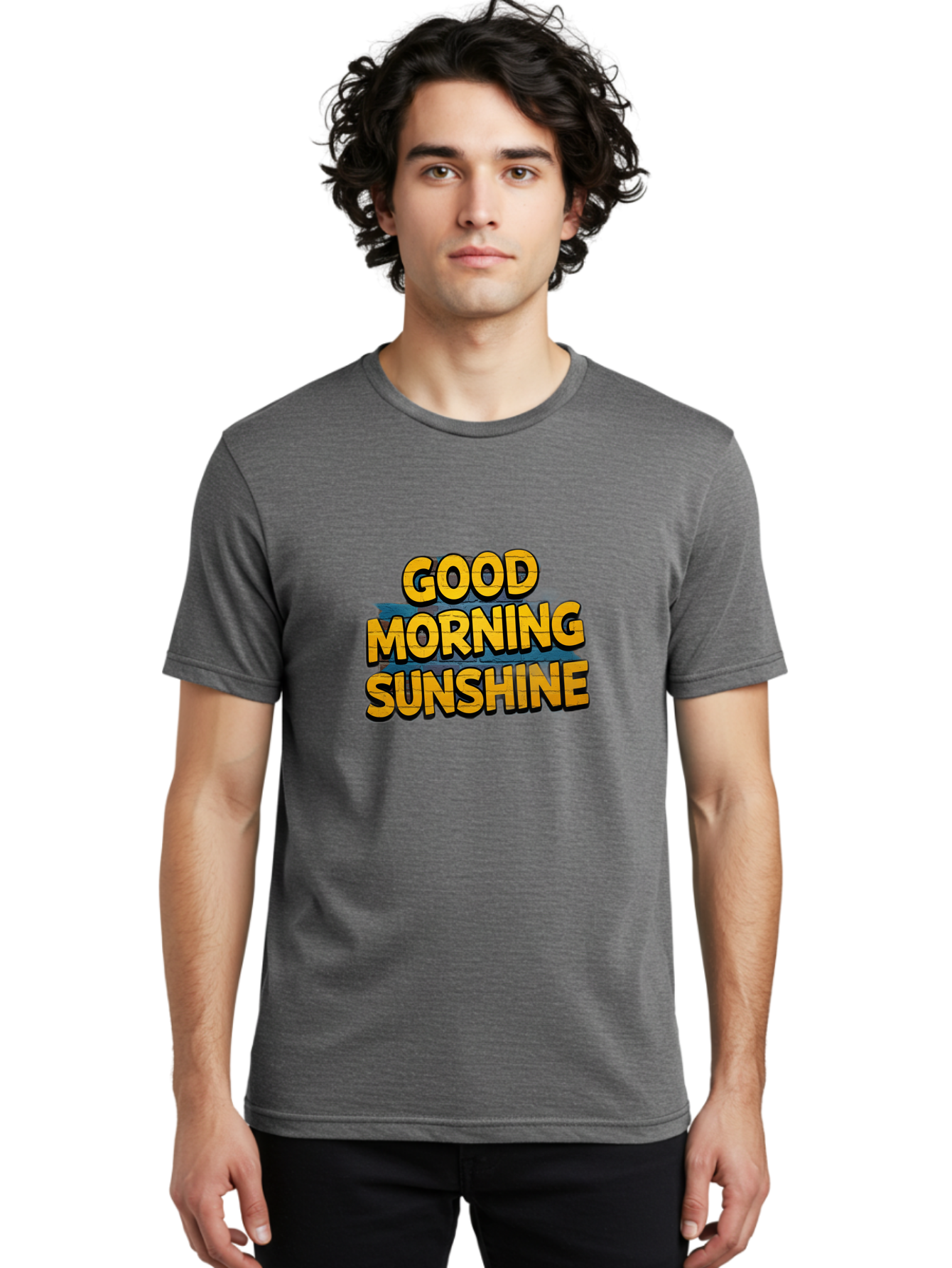 Good-Morning-Sunshine-4 Men'S Graphic Tee, 100% Cotton, Comfortable Casual Summer Wear, Machine Washable, Vintage Camera, Old Camera, Antique Camera, Black Camera, Classic Photography, Photography Equipment, Nostalgic Device, Film Camera, Bam580