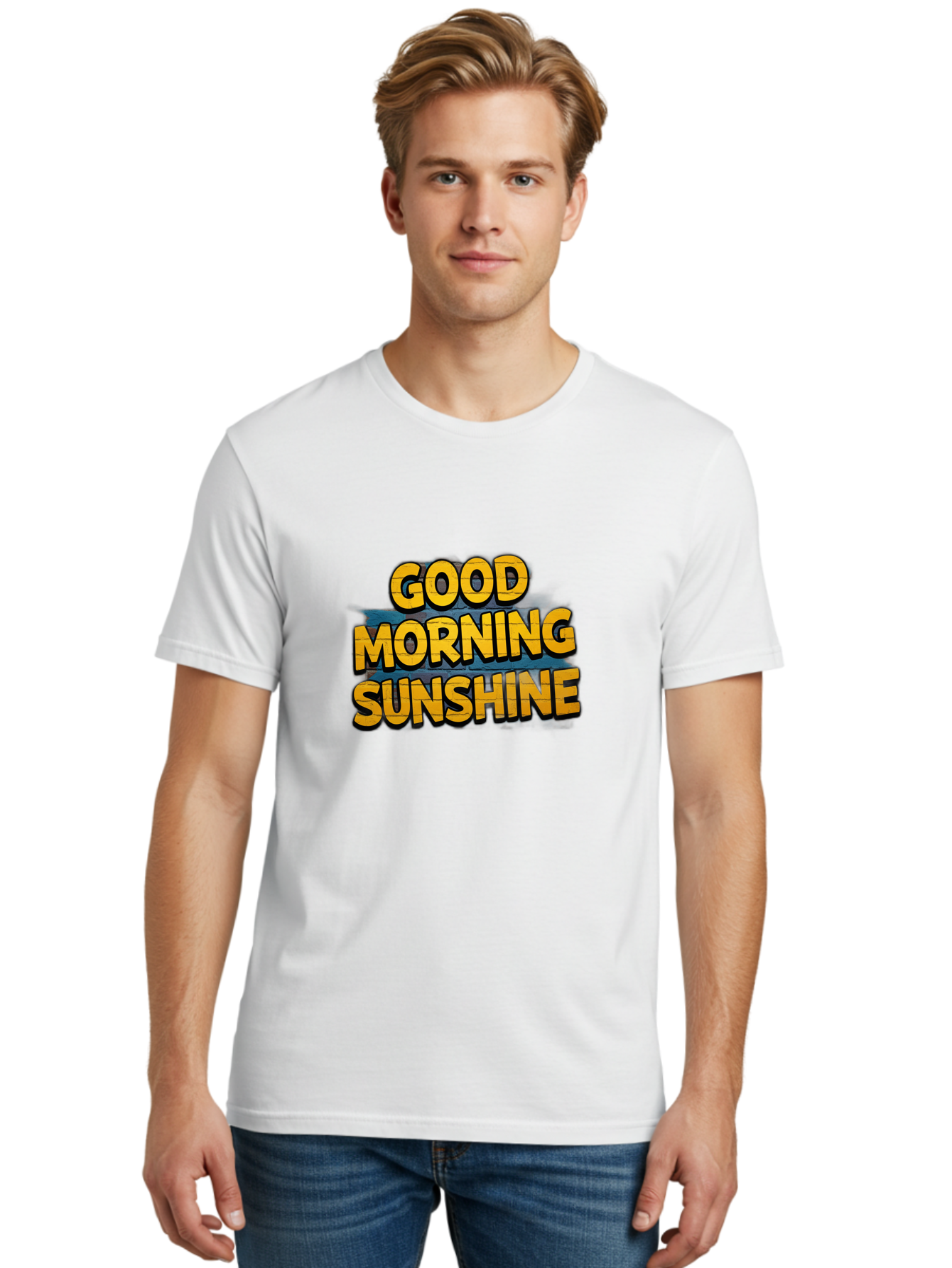 Good-Morning-Sunshine-4 Men'S Graphic Tee, 100% Cotton, Comfortable Casual Summer Wear, Machine Washable, Vintage Camera, Old Camera, Antique Camera, Black Camera, Classic Photography, Photography Equipment, Nostalgic Device, Film Camera, Bam580