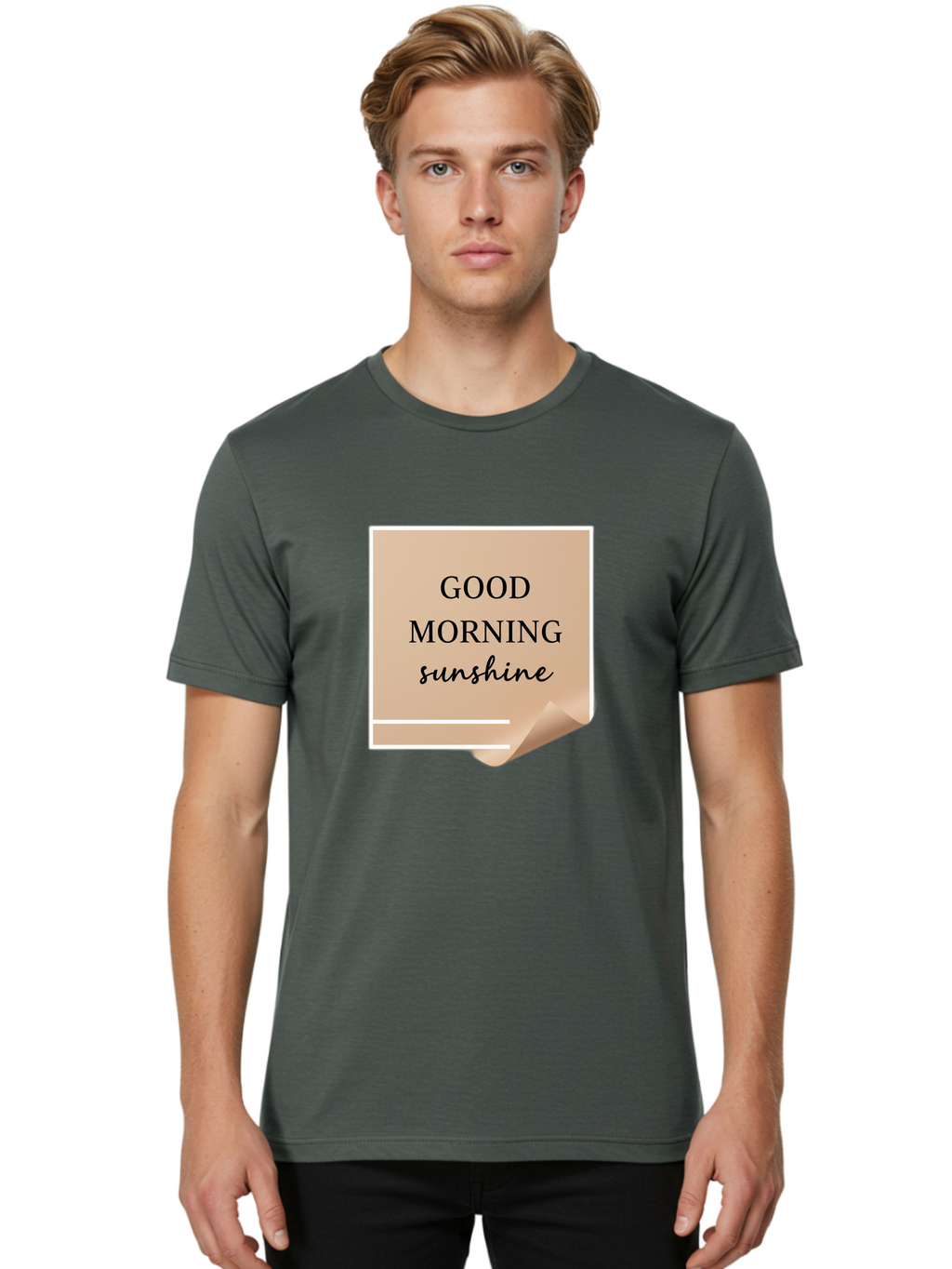 Good-Morning-Sunshine-5 Men'S Graphic Tee, 100% Cotton, Comfortable Casual Summer Wear, Machine Washable, Vintage Camera, Old Camera, Antique Camera, Black Camera, Classic Photography, Photography Equipment, Nostalgic Device, Film Camera, Bam581