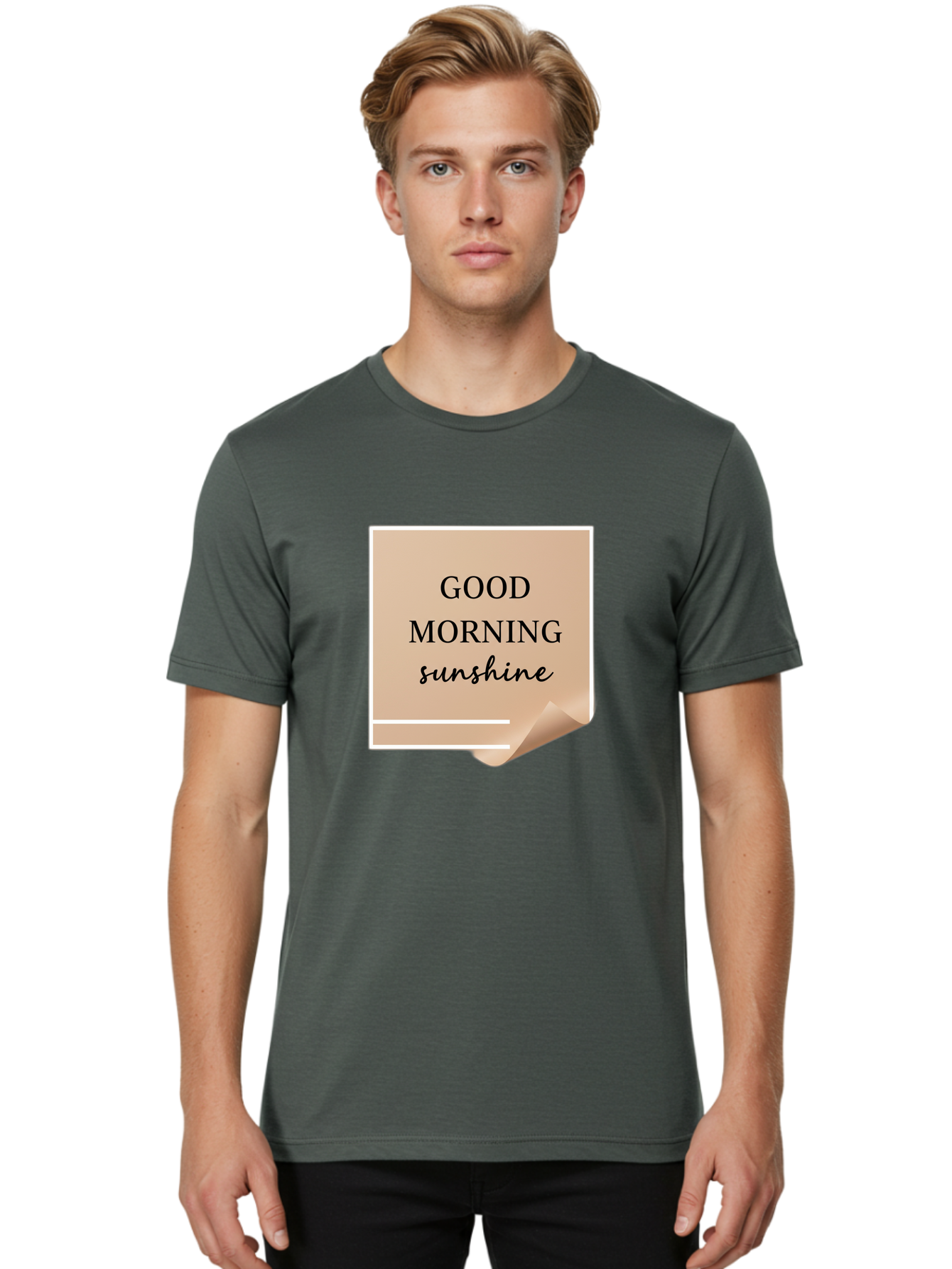 Good-Morning-Sunshine-5 Men'S Graphic Tee, 100% Cotton, Comfortable Casual Summer Wear, Machine Washable, Vintage Camera, Old Camera, Antique Camera, Black Camera, Classic Photography, Photography Equipment, Nostalgic Device, Film Camera, Bam581
