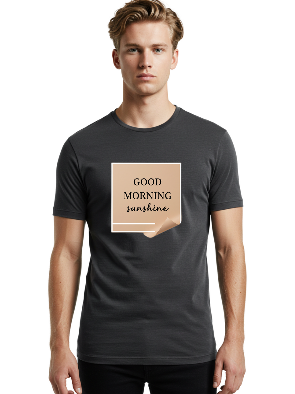 Good-Morning-Sunshine-5 Men'S Graphic Tee, 100% Cotton, Comfortable Casual Summer Wear, Machine Washable, Vintage Camera, Old Camera, Antique Camera, Black Camera, Classic Photography, Photography Equipment, Nostalgic Device, Film Camera, Bam581