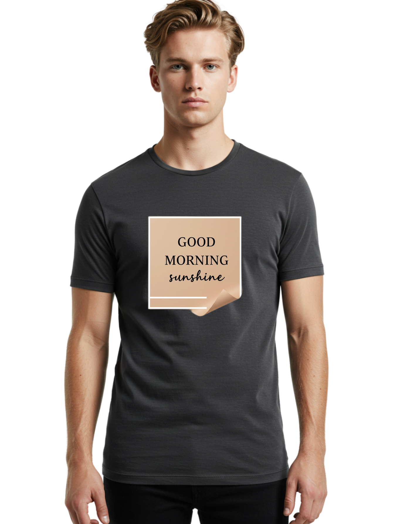 Good-Morning-Sunshine-5 Men'S Graphic Tee, 100% Cotton, Comfortable Casual Summer Wear, Machine Washable, Vintage Camera, Old Camera, Antique Camera, Black Camera, Classic Photography, Photography Equipment, Nostalgic Device, Film Camera, Bam581