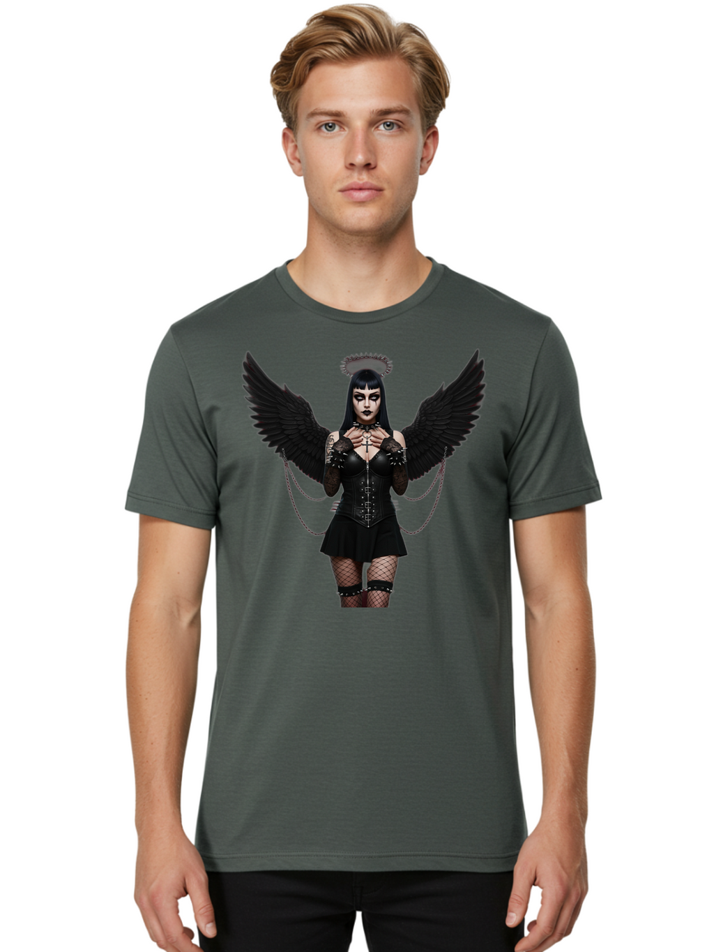 Gothic-Angel Men'S Graphic Tee, 100% Cotton, Comfortable Casual Summer Wear, Machine Washable, Vintage Camera, Old Camera, Antique Camera, Black Camera, Classic Photography, Photography Equipment, Nostalgic Device, Film Camera, Camera Art Bam584