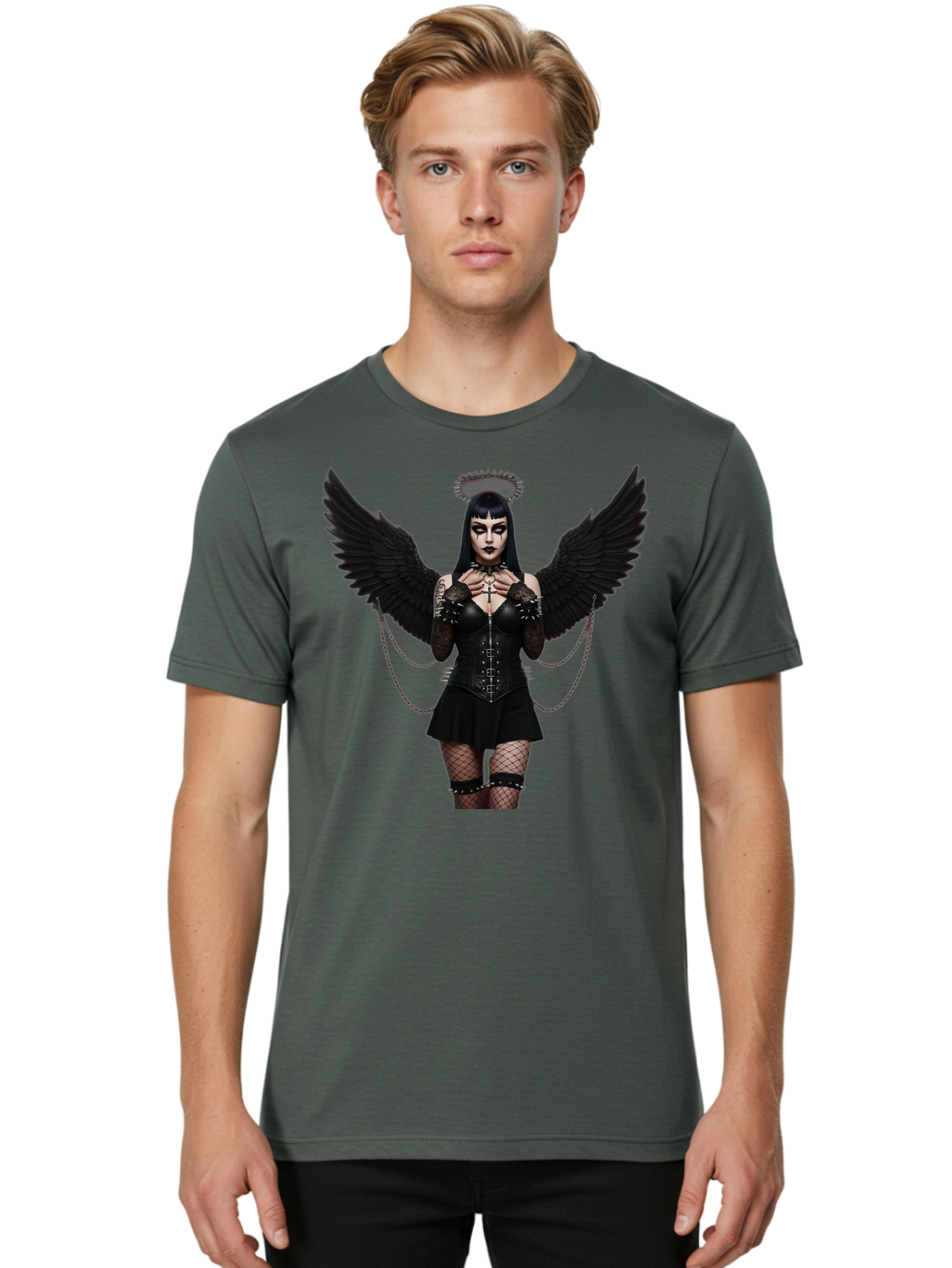 Gothic-Angel Men'S Graphic Tee, 100% Cotton, Comfortable Casual Summer Wear, Machine Washable, Vintage Camera, Old Camera, Antique Camera, Black Camera, Classic Photography, Photography Equipment, Nostalgic Device, Film Camera, Camera Art Bam584