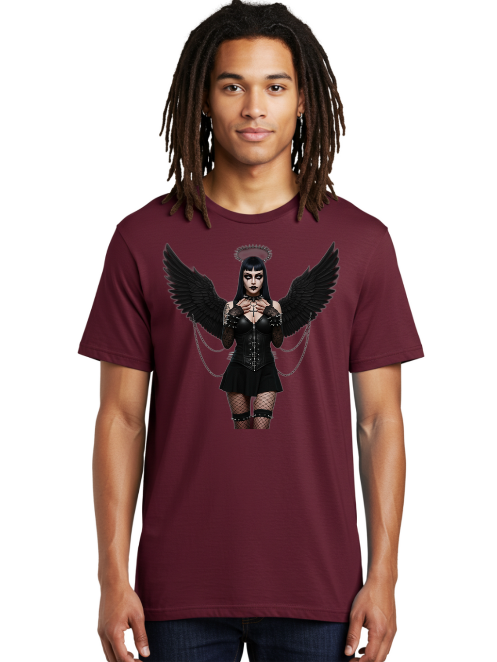 Gothic-Angel Men'S Graphic Tee, 100% Cotton, Comfortable Casual Summer Wear, Machine Washable, Vintage Camera, Old Camera, Antique Camera, Black Camera, Classic Photography, Photography Equipment, Nostalgic Device, Film Camera, Camera Art Bam584