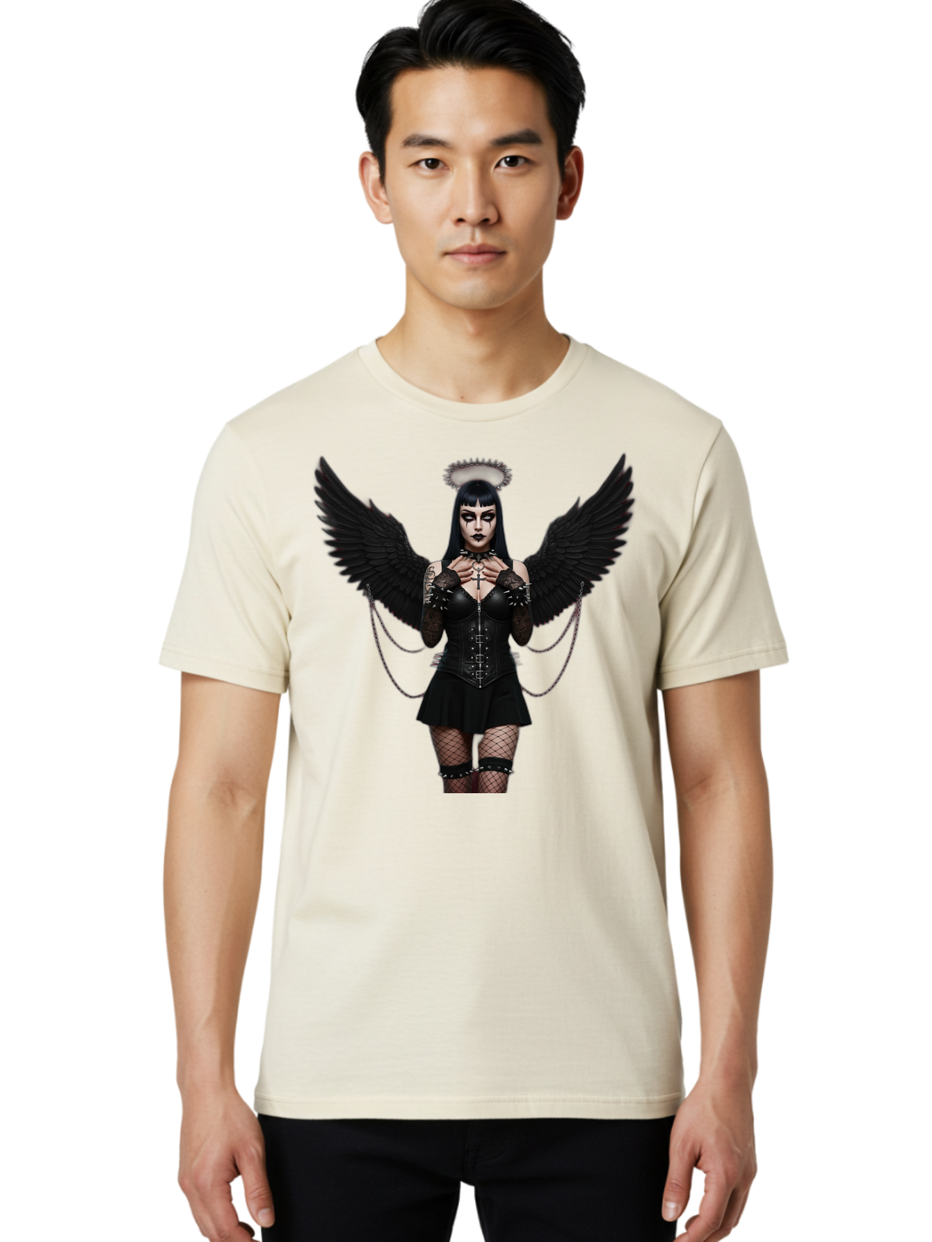 Gothic-Angel Men'S Graphic Tee, 100% Cotton, Comfortable Casual Summer Wear, Machine Washable, Vintage Camera, Old Camera, Antique Camera, Black Camera, Classic Photography, Photography Equipment, Nostalgic Device, Film Camera, Camera Art Bam584