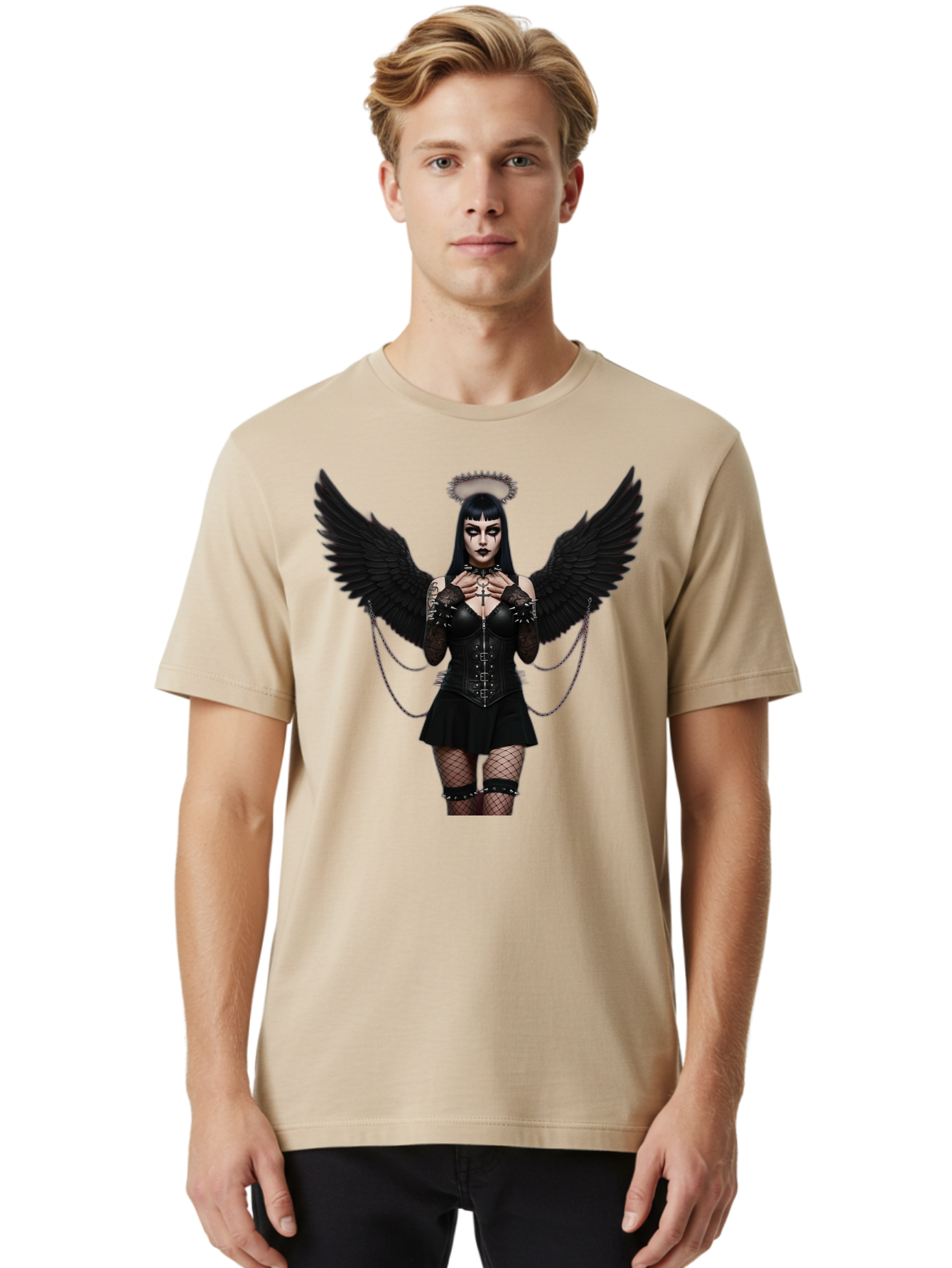 Gothic-Angel Men'S Graphic Tee, 100% Cotton, Comfortable Casual Summer Wear, Machine Washable, Vintage Camera, Old Camera, Antique Camera, Black Camera, Classic Photography, Photography Equipment, Nostalgic Device, Film Camera, Camera Art Bam584