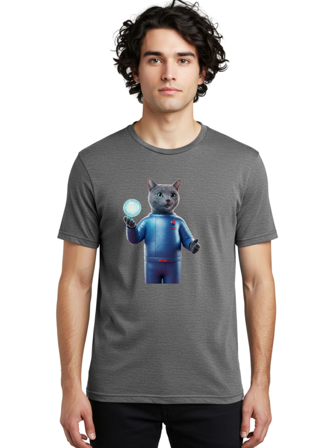 Gray-Cat-In-Spacesuit Men'S Graphic Tee, 100% Cotton, Comfortable Casual Summer Wear, Machine Washable, Vintage Camera, Old Camera, Antique Camera, Black Camera, Classic Photography, Photography Equipment, Nostalgic Device, Film Camera, Bam585