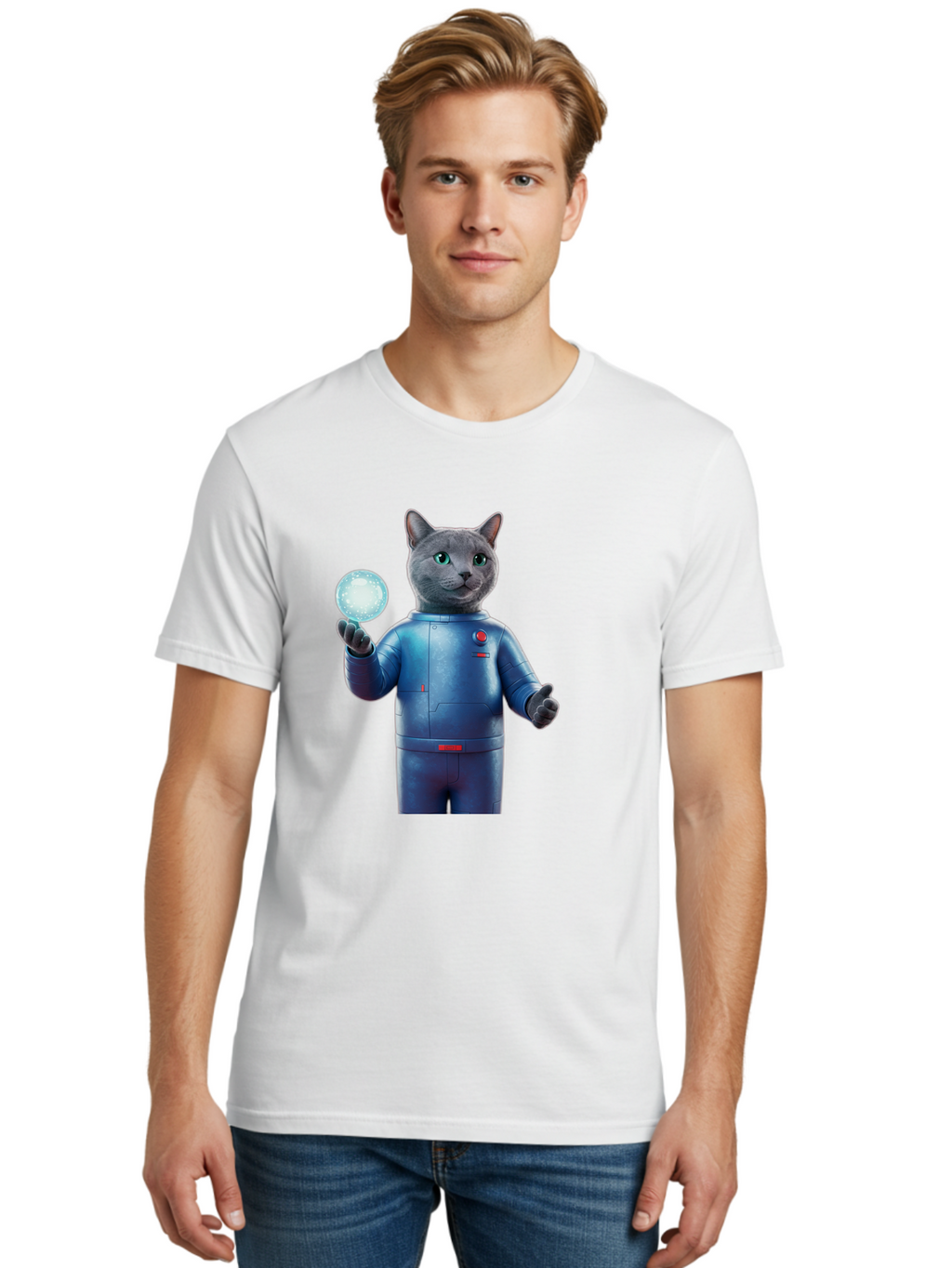 Gray-Cat-In-Spacesuit Men'S Graphic Tee, 100% Cotton, Comfortable Casual Summer Wear, Machine Washable, Vintage Camera, Old Camera, Antique Camera, Black Camera, Classic Photography, Photography Equipment, Nostalgic Device, Film Camera, Bam585