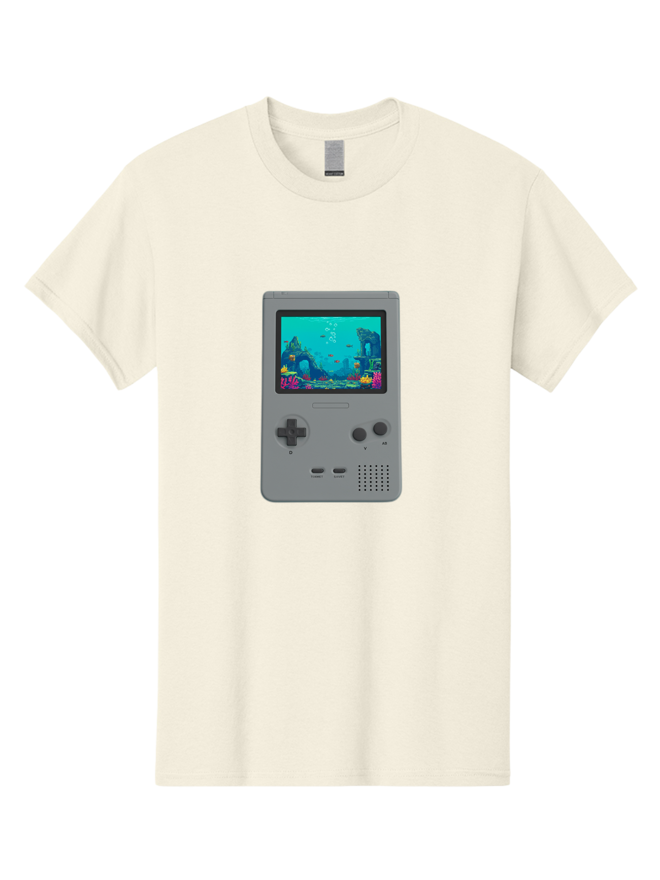 Gray-Gameboy Men'S Graphic Tee, 100% Cotton, Comfortable Casual Summer Wear, Machine Washable, Vintage Camera, Old Camera, Antique Camera, Black Camera, Classic Photography, Photography Equipment, Nostalgic Device, Film Camera, Camera Art Bam587
