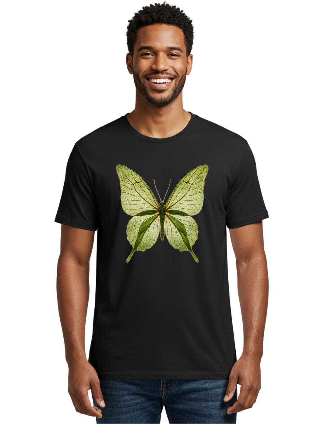 Greta-Oto-Butterfly Men'S Graphic Tee, 100% Cotton, Comfortable Casual Summer Wear, Machine Washable, Vintage Camera, Old Camera, Antique Camera, Black Camera, Classic Photography, Photography Equipment, Nostalgic Device, Film Camera, Bam589