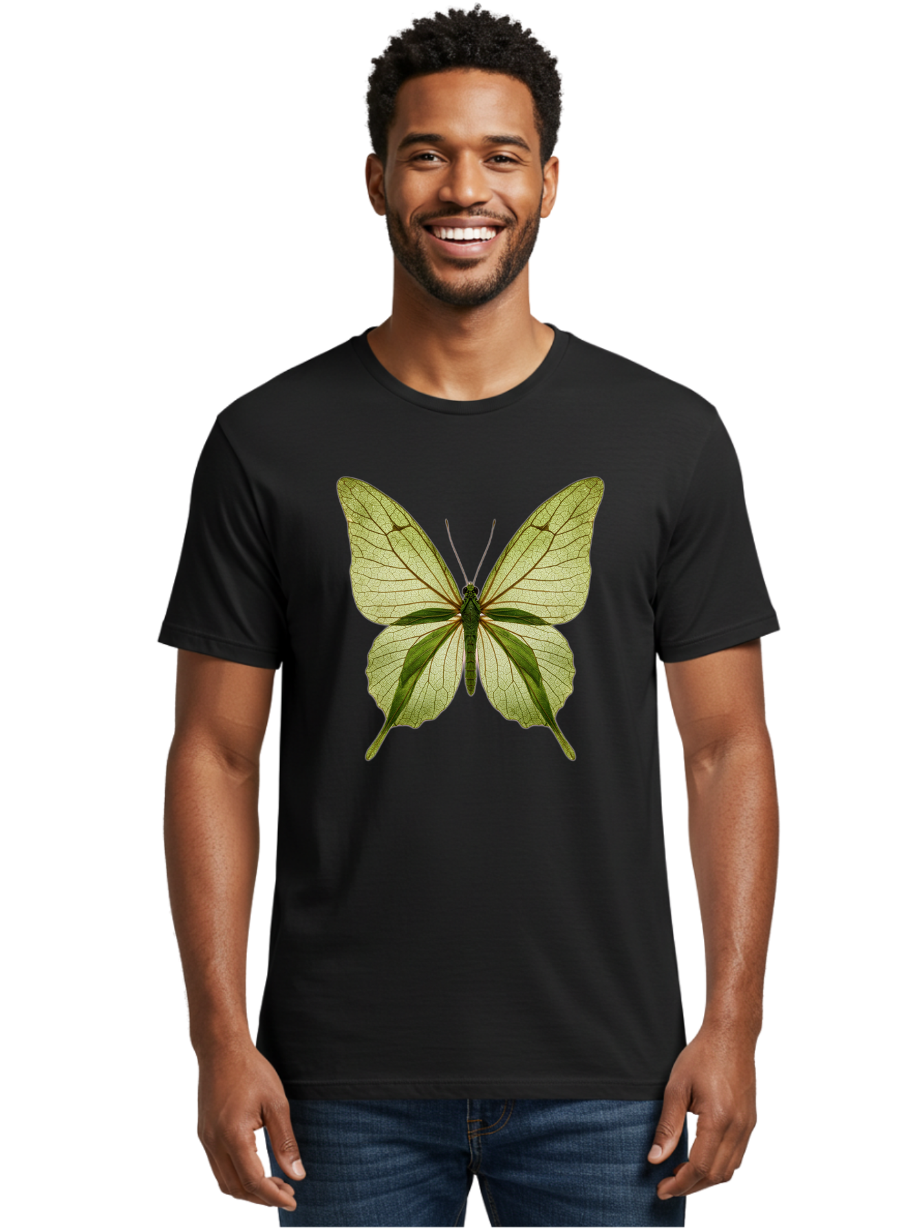 Greta-Oto-Butterfly Men'S Graphic Tee, 100% Cotton, Comfortable Casual Summer Wear, Machine Washable, Vintage Camera, Old Camera, Antique Camera, Black Camera, Classic Photography, Photography Equipment, Nostalgic Device, Film Camera, Bam589