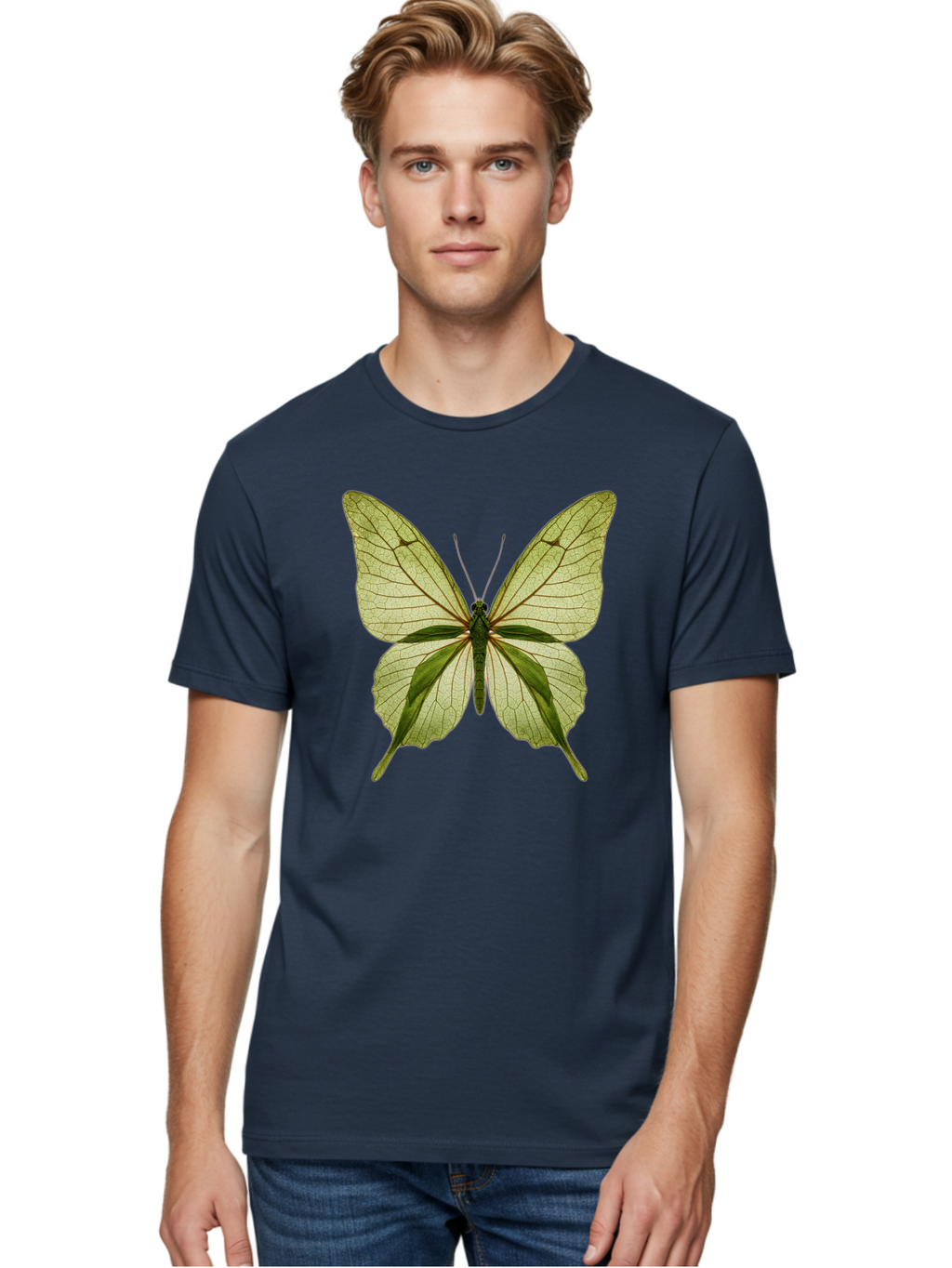 Greta-Oto-Butterfly Men'S Graphic Tee, 100% Cotton, Comfortable Casual Summer Wear, Machine Washable, Vintage Camera, Old Camera, Antique Camera, Black Camera, Classic Photography, Photography Equipment, Nostalgic Device, Film Camera, Bam589