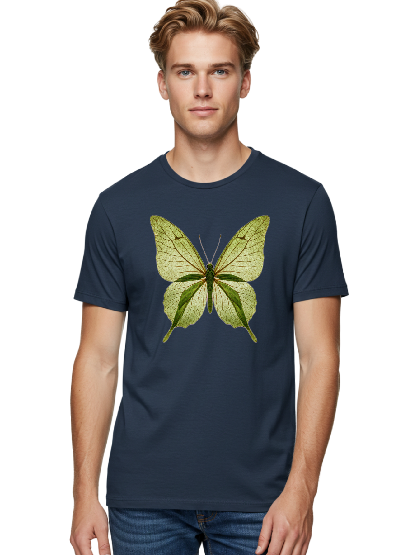 Greta-Oto-Butterfly Men'S Graphic Tee, 100% Cotton, Comfortable Casual Summer Wear, Machine Washable, Vintage Camera, Old Camera, Antique Camera, Black Camera, Classic Photography, Photography Equipment, Nostalgic Device, Film Camera, Bam589