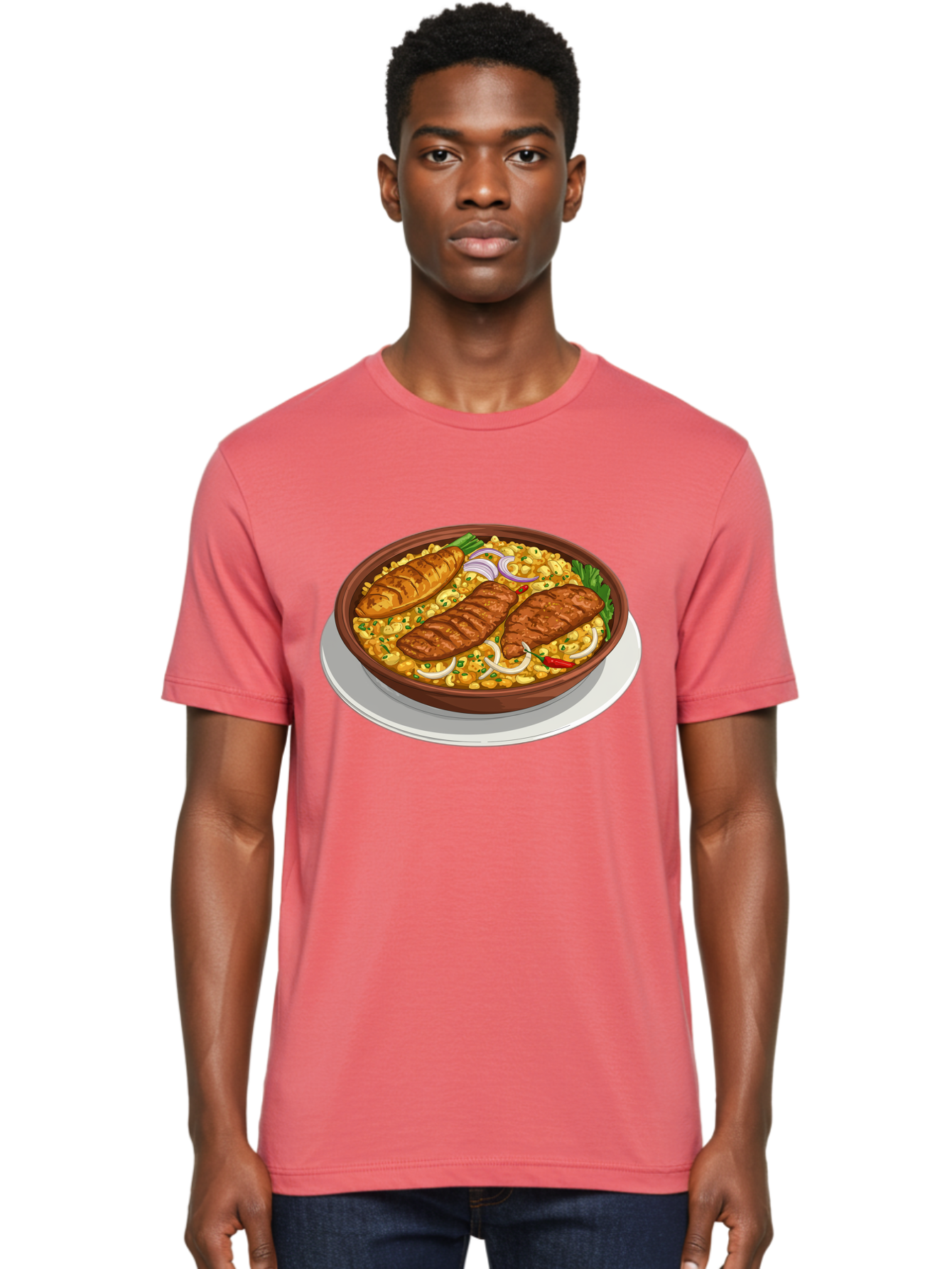 Grilled-Meat-Dish Men'S Graphic Tee, 100% Cotton, Comfortable Casual Summer Wear, Machine Washable, Vintage Camera, Old Camera, Antique Camera, Black Camera, Classic Photography, Photography Equipment, Nostalgic Device, Film Camera, Camera Art Bam590