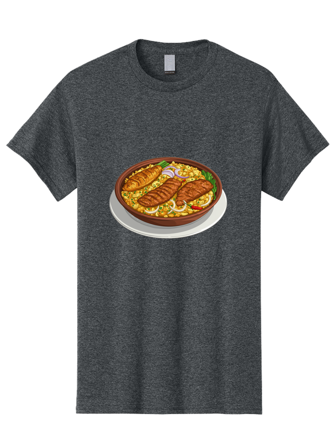 Grilled-Meat-Dish Men'S Graphic Tee, 100% Cotton, Comfortable Casual Summer Wear, Machine Washable, Vintage Camera, Old Camera, Antique Camera, Black Camera, Classic Photography, Photography Equipment, Nostalgic Device, Film Camera, Camera Art Bam590