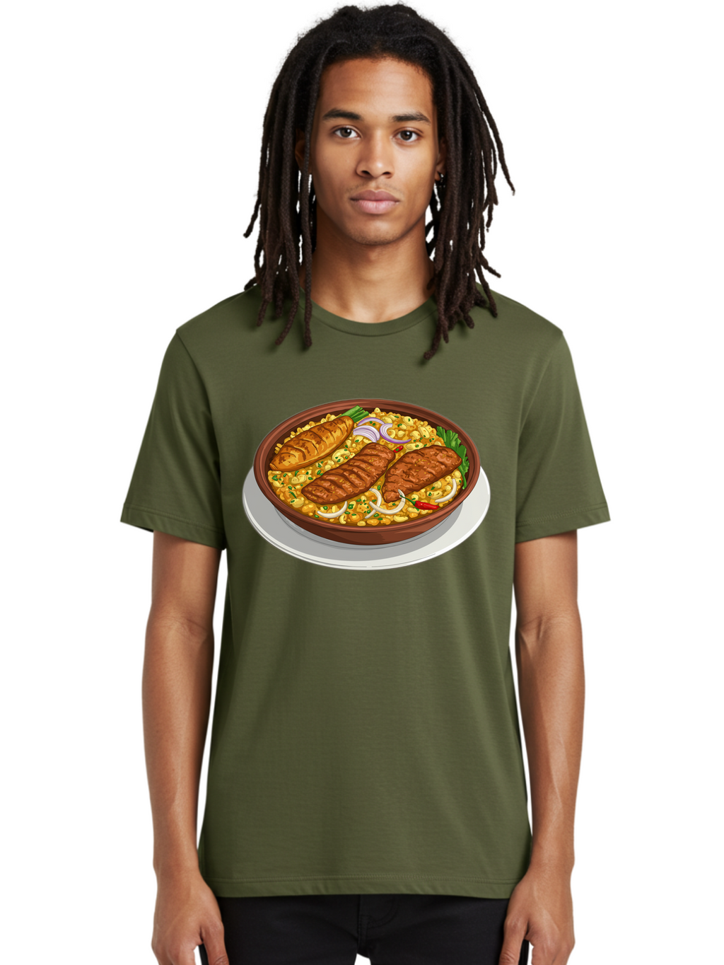 Grilled-Meat-Dish Men'S Graphic Tee, 100% Cotton, Comfortable Casual Summer Wear, Machine Washable, Vintage Camera, Old Camera, Antique Camera, Black Camera, Classic Photography, Photography Equipment, Nostalgic Device, Film Camera, Camera Art Bam590