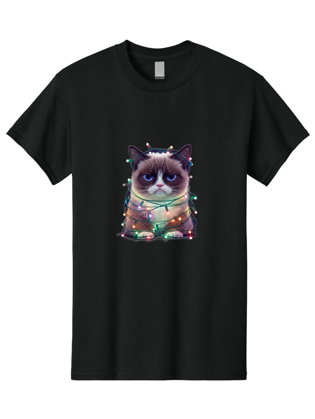 Grumpy-Cat-1 Men'S Graphic Tee, 100% Cotton, Comfortable Casual Summer Wear, Machine Washable, Vintage Camera, Old Camera, Antique Camera, Black Camera, Classic Photography, Photography Equipment, Nostalgic Device, Film Camera, Camera Art Bam593