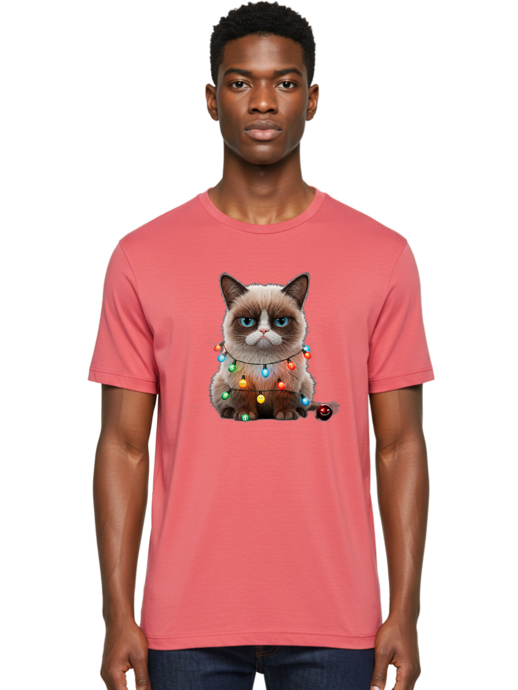 Grumpy-Cat-2 Men'S Graphic Tee, 100% Cotton, Comfortable Casual Summer Wear, Machine Washable, Vintage Camera, Old Camera, Antique Camera, Black Camera, Classic Photography, Photography Equipment, Nostalgic Device, Film Camera, Camera Art Bam594