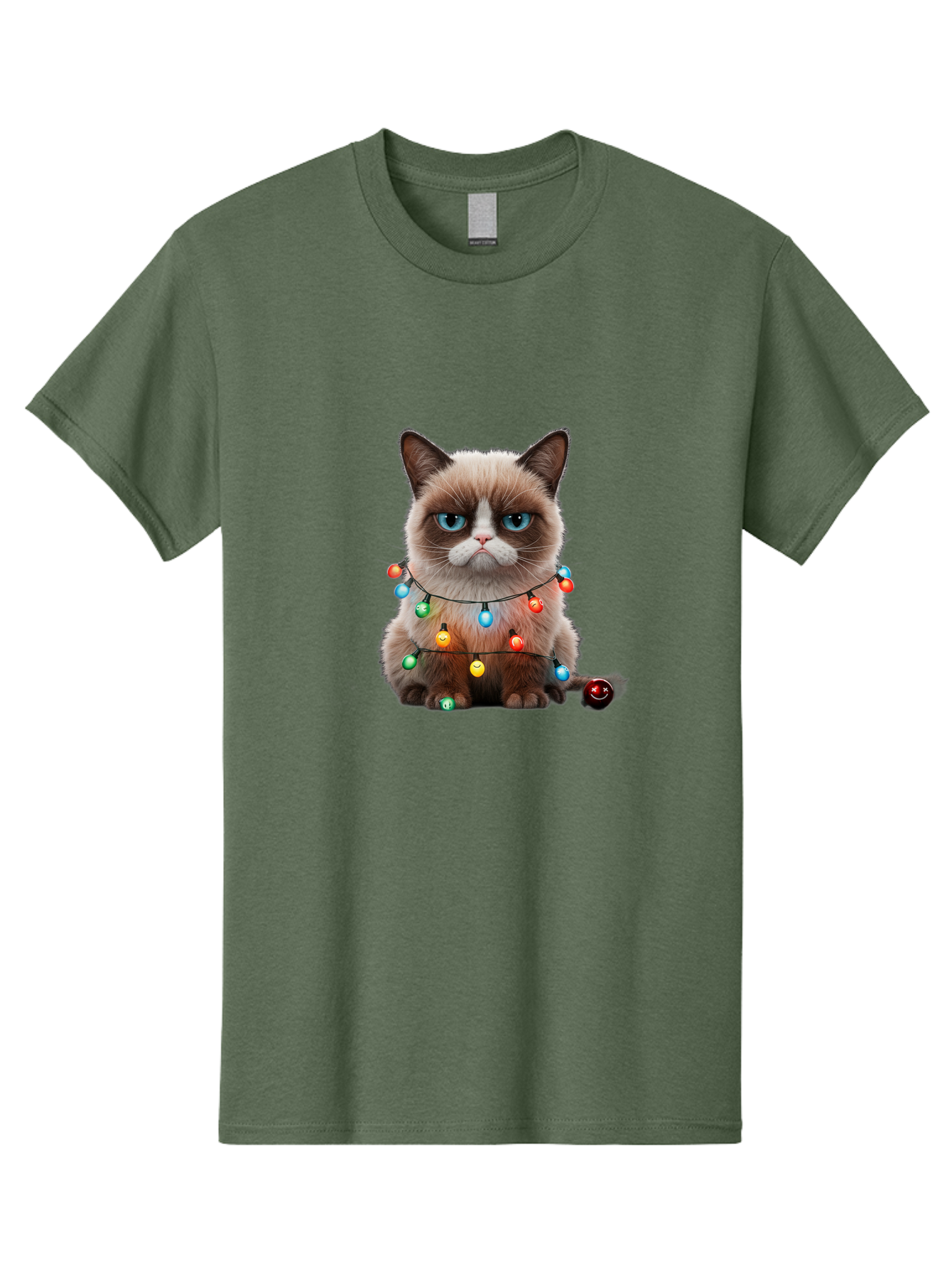 Grumpy-Cat-2 Men'S Graphic Tee, 100% Cotton, Comfortable Casual Summer Wear, Machine Washable, Vintage Camera, Old Camera, Antique Camera, Black Camera, Classic Photography, Photography Equipment, Nostalgic Device, Film Camera, Camera Art Bam594