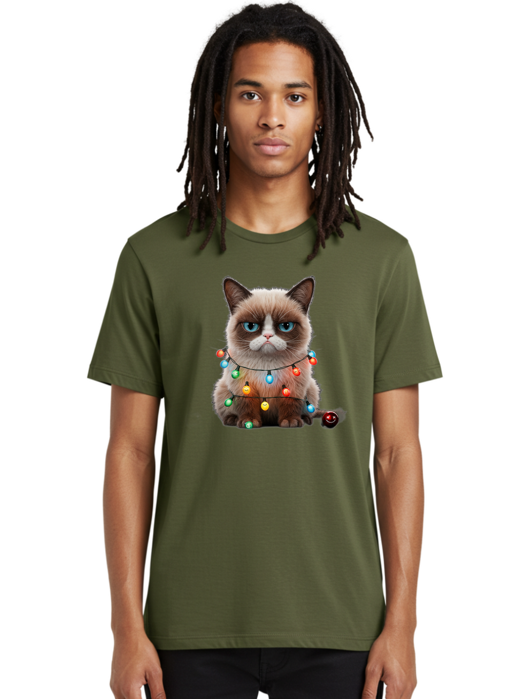 Grumpy-Cat-2 Men'S Graphic Tee, 100% Cotton, Comfortable Casual Summer Wear, Machine Washable, Vintage Camera, Old Camera, Antique Camera, Black Camera, Classic Photography, Photography Equipment, Nostalgic Device, Film Camera, Camera Art Bam594