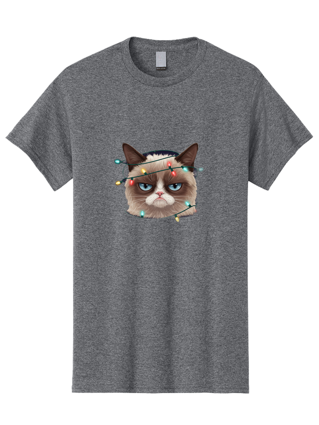 Grumpy-Cat-3 Men'S Graphic Tee, 100% Cotton, Comfortable Casual Summer Wear, Machine Washable, Vintage Camera, Old Camera, Antique Camera, Black Camera, Classic Photography, Photography Equipment, Nostalgic Device, Film Camera, Camera Art Bam595