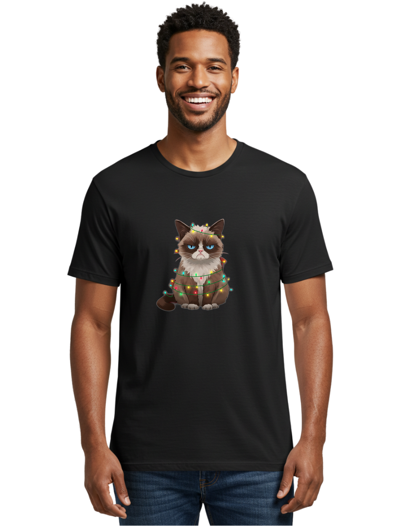 Grumpy-Cat Men'S Graphic Tee, 100% Cotton, Comfortable Casual Summer Wear, Machine Washable, Vintage Camera, Old Camera, Antique Camera, Black Camera, Classic Photography, Photography Equipment, Nostalgic Device, Film Camera, Camera Art Bam599