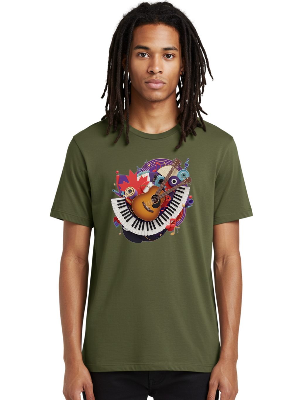 Guitar-And-Piano-Keys Men'S Graphic Tee, 100% Cotton, Comfortable Casual Summer Wear, Machine Washable, Vintage Camera, Old Camera, Antique Camera, Black Camera, Classic Photography, Photography Equipment, Nostalgic Device, Film Camera, Bam601