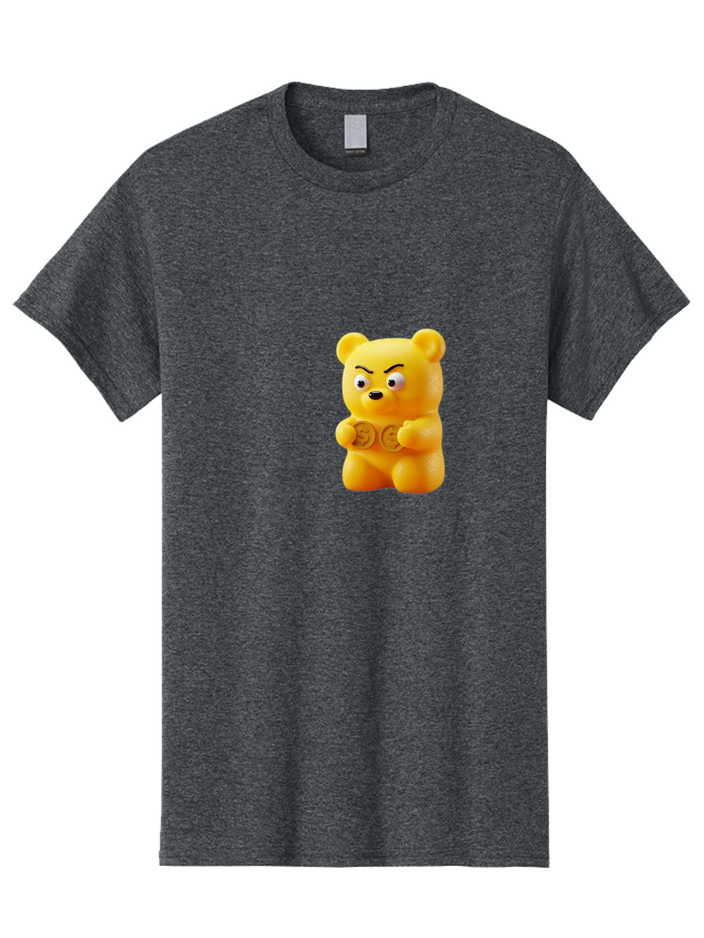 Gummy-Bear-1 Men'S Graphic Tee, 100% Cotton, Comfortable Casual Summer Wear, Machine Washable, Vintage Camera, Old Camera, Antique Camera, Black Camera, Classic Photography, Photography Equipment, Nostalgic Device, Film Camera, Camera Art Bam603