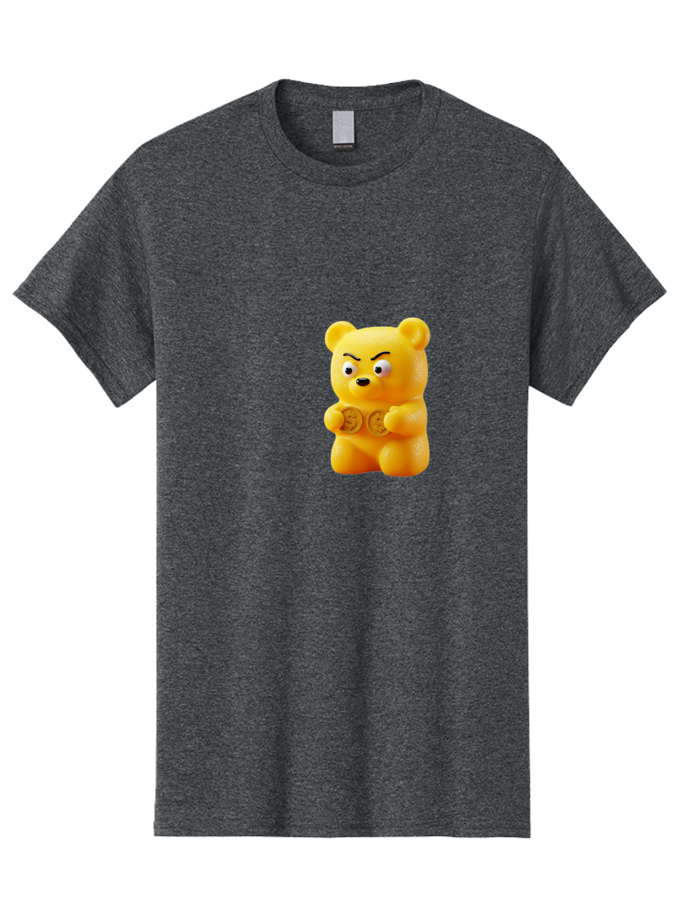 Gummy-Bear-1 Men'S Graphic Tee, 100% Cotton, Comfortable Casual Summer Wear, Machine Washable, Vintage Camera, Old Camera, Antique Camera, Black Camera, Classic Photography, Photography Equipment, Nostalgic Device, Film Camera, Camera Art Bam603